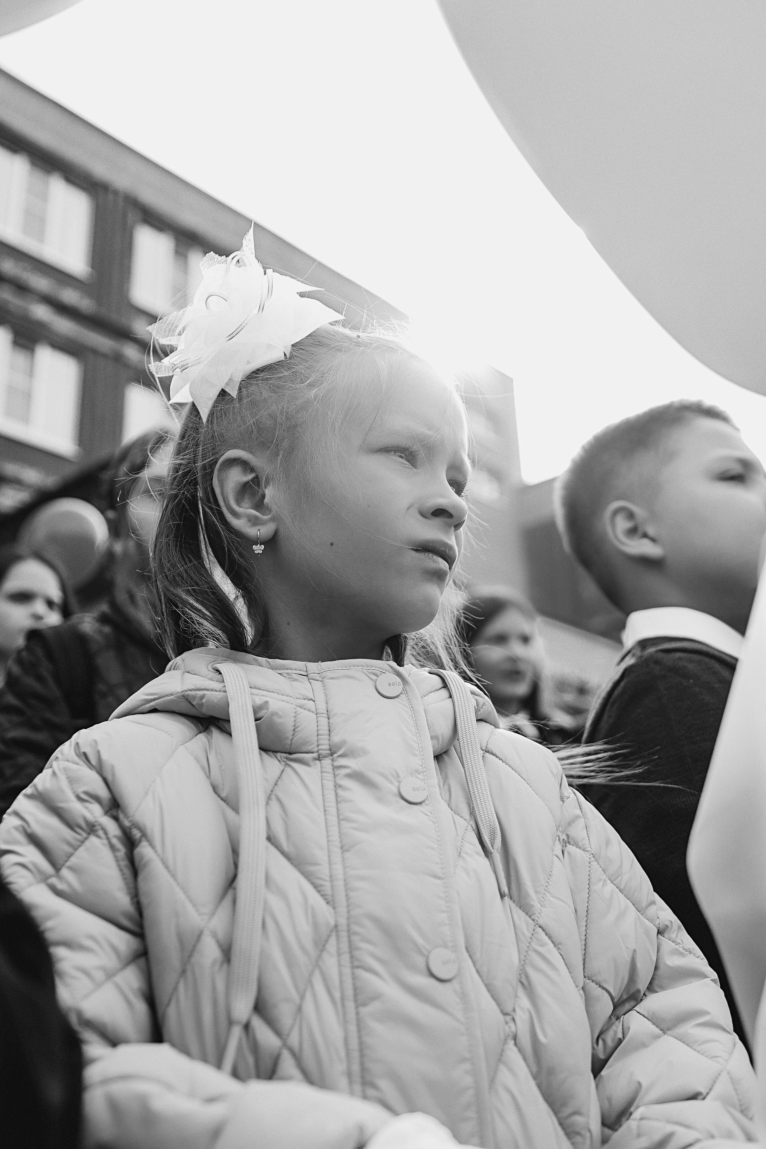 1 сентября линейка+кл час+портреты. Семейный фотограф Тюмень, фотограф на роды Салмина Мария