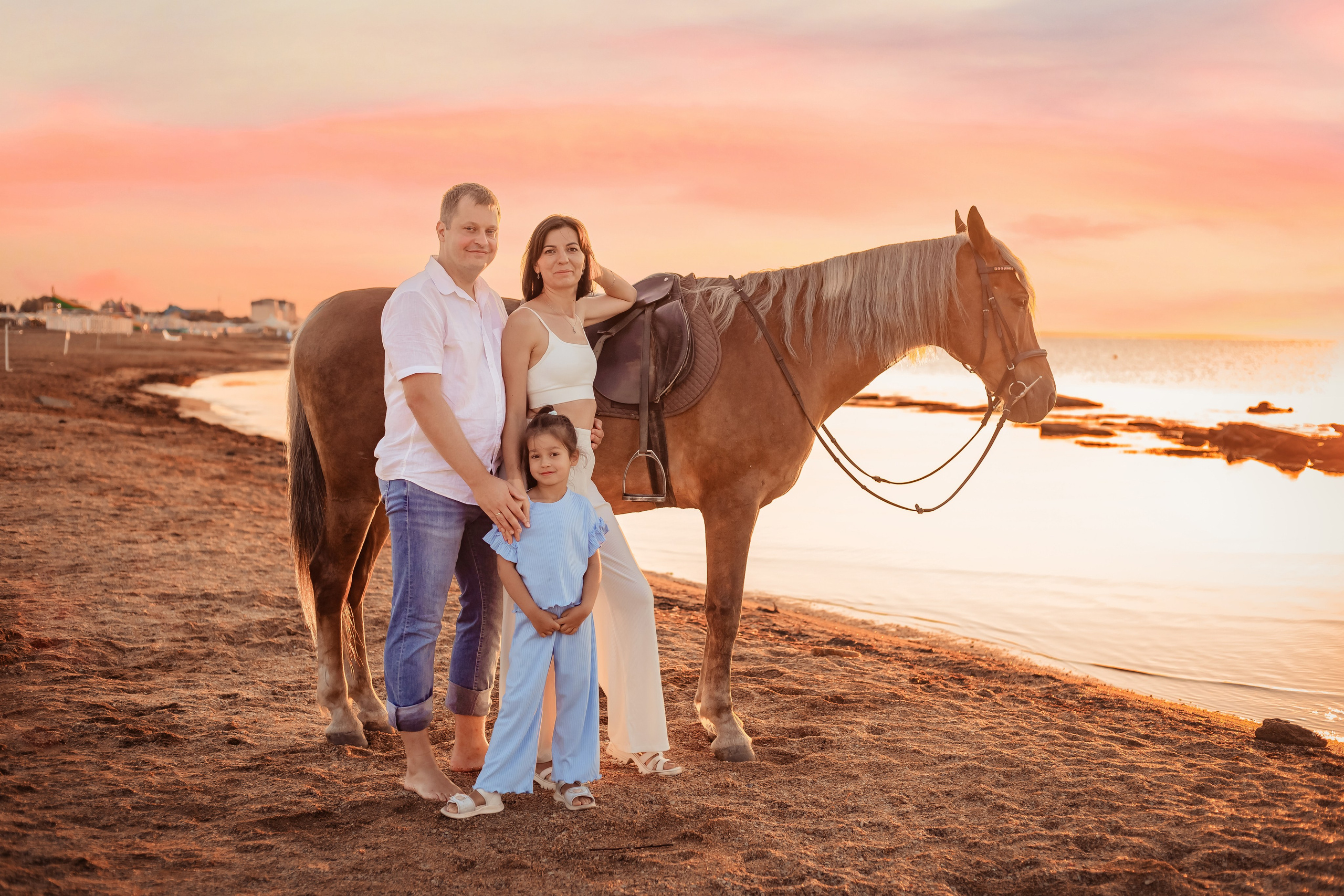 Фотосессия на море с лошадью. Фотограф в Феодосии Наталья Булгакова