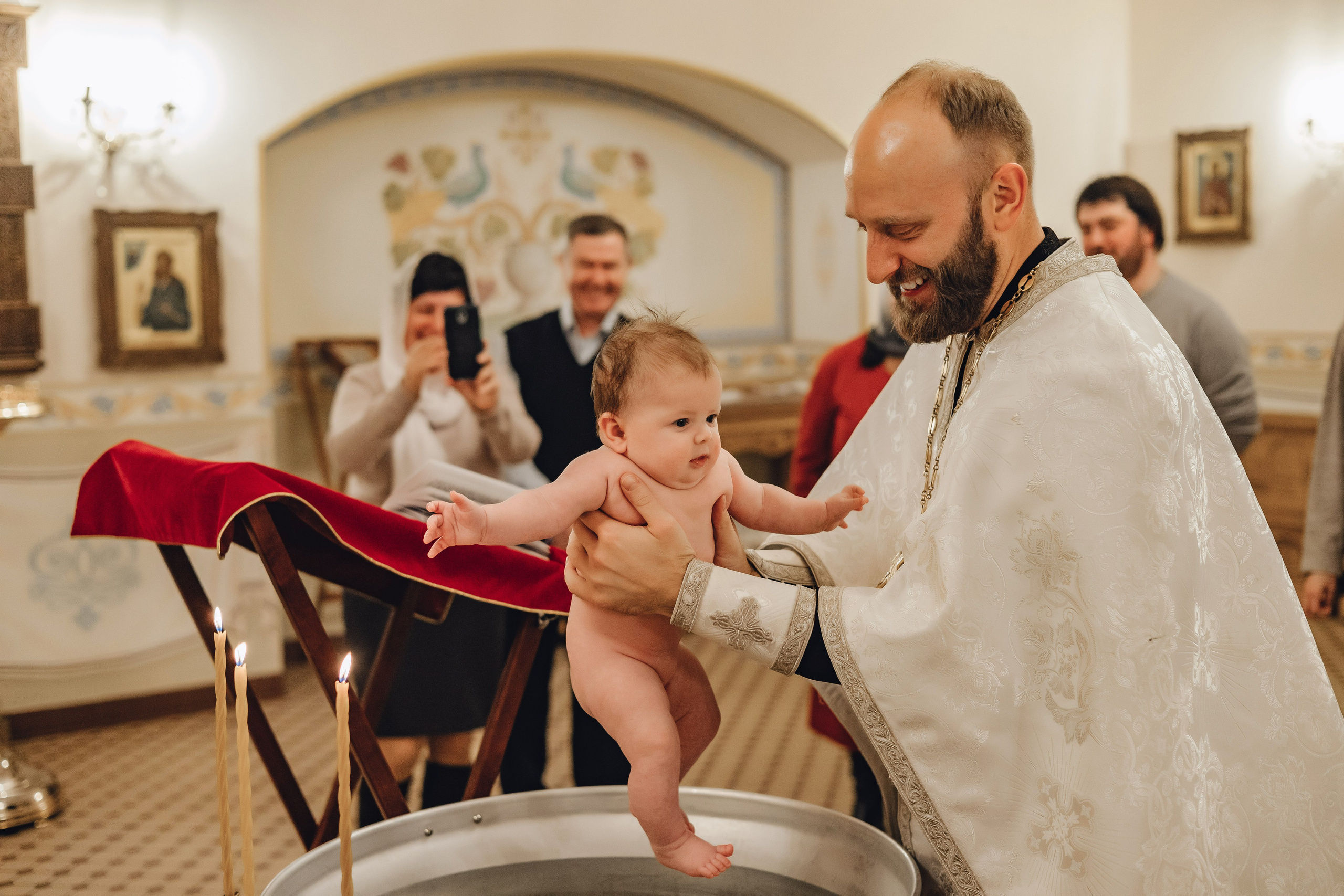 Крещение Анны. Свадебный и семейный фотограф Пушкин Царское Село СПБ Питер Санкт-Петербург и Рязань Ольга Козлова