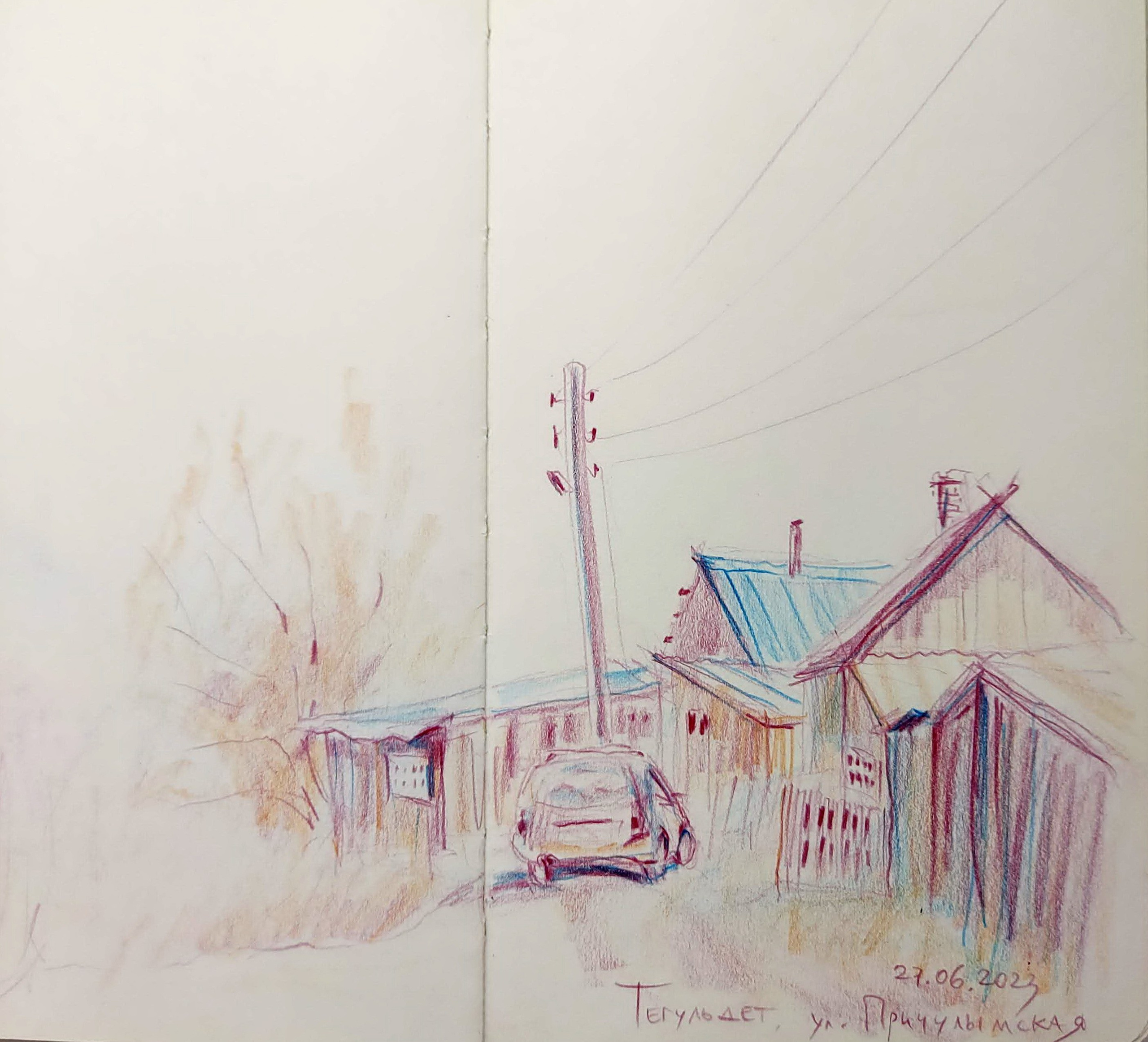 Quick Sketches. Alexander Manaenkov | Watercolor Artist from Siberia