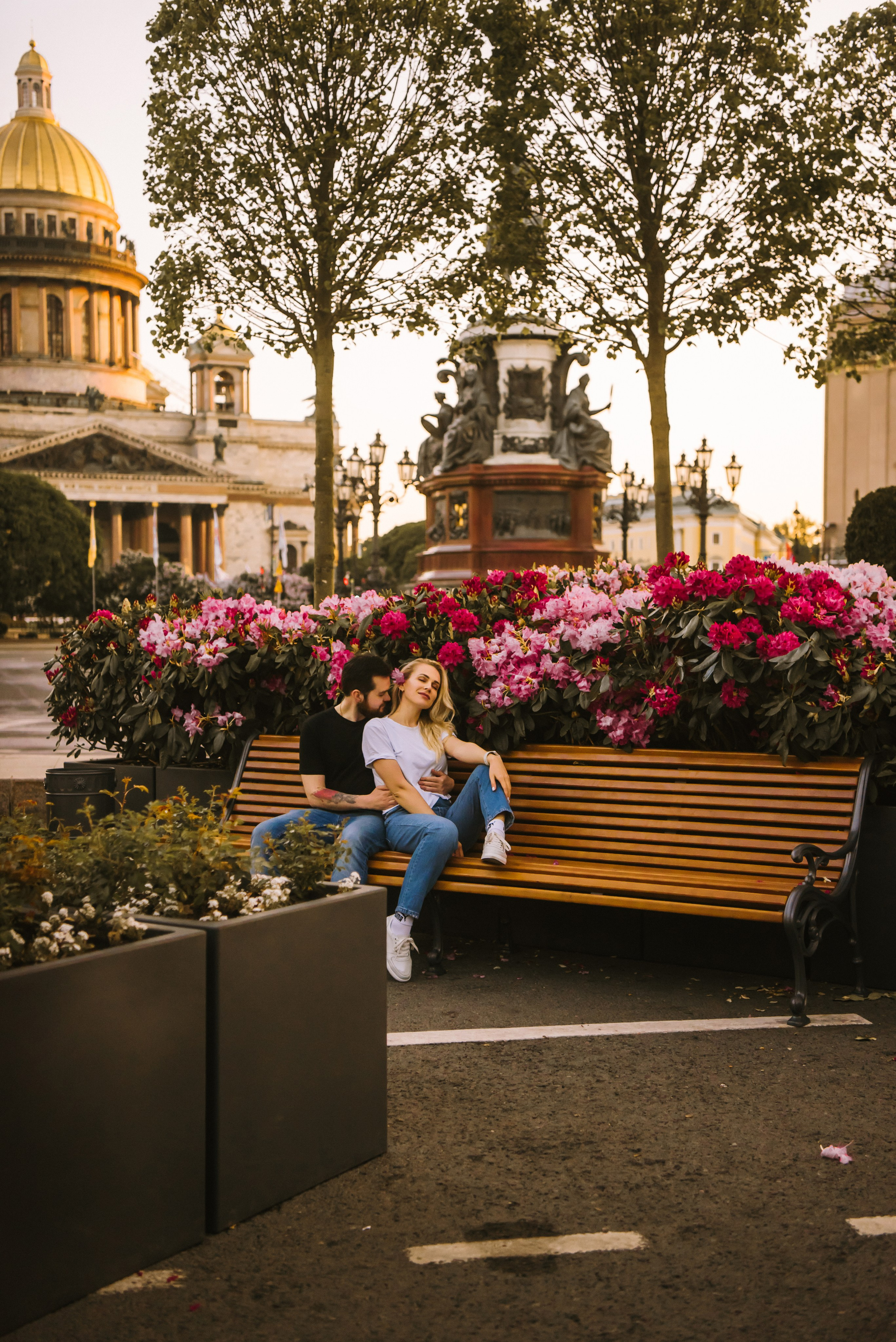 Лера и Женя. Разводные мосты. Рассвет. Свадебный фотограф в Санкт-Петербурге София Шубик