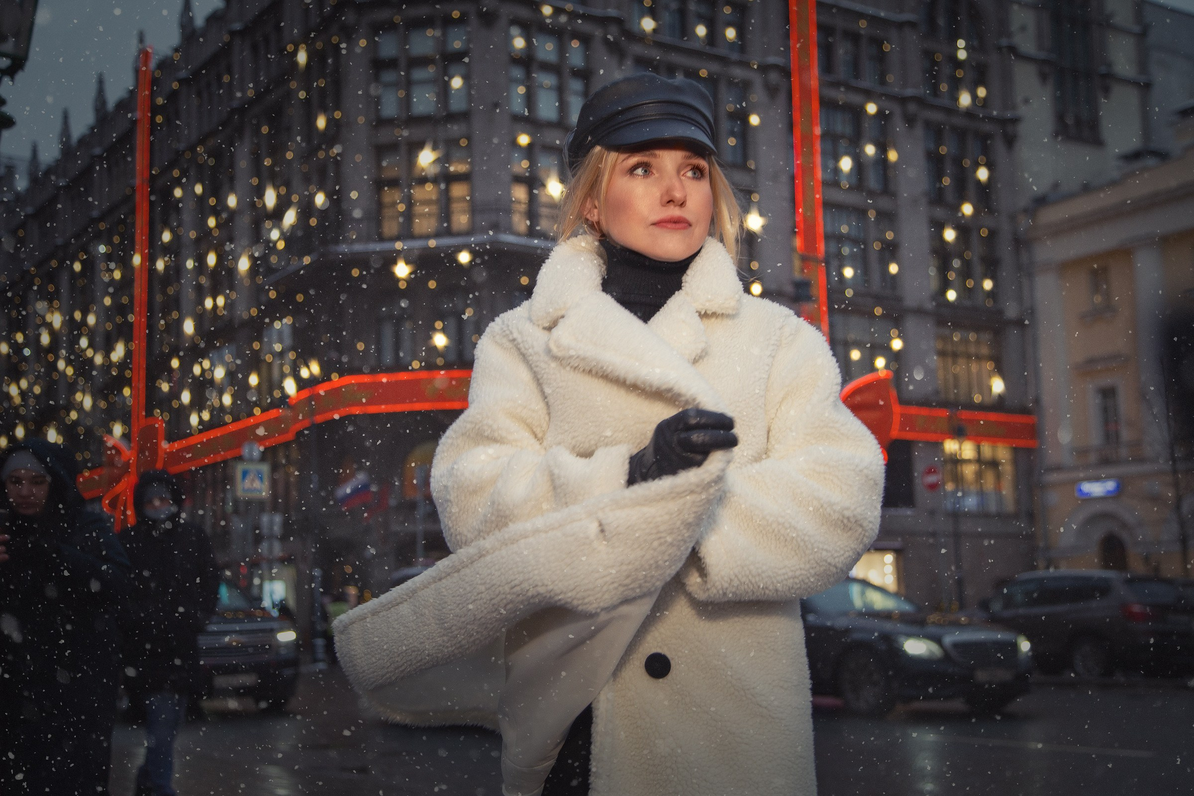 Новогодняя фотосессия — волшебные женские портреты в Москве | Анна Татаурова. Фотограф Анна Татаурова | Авторская фотосъемка в Москве