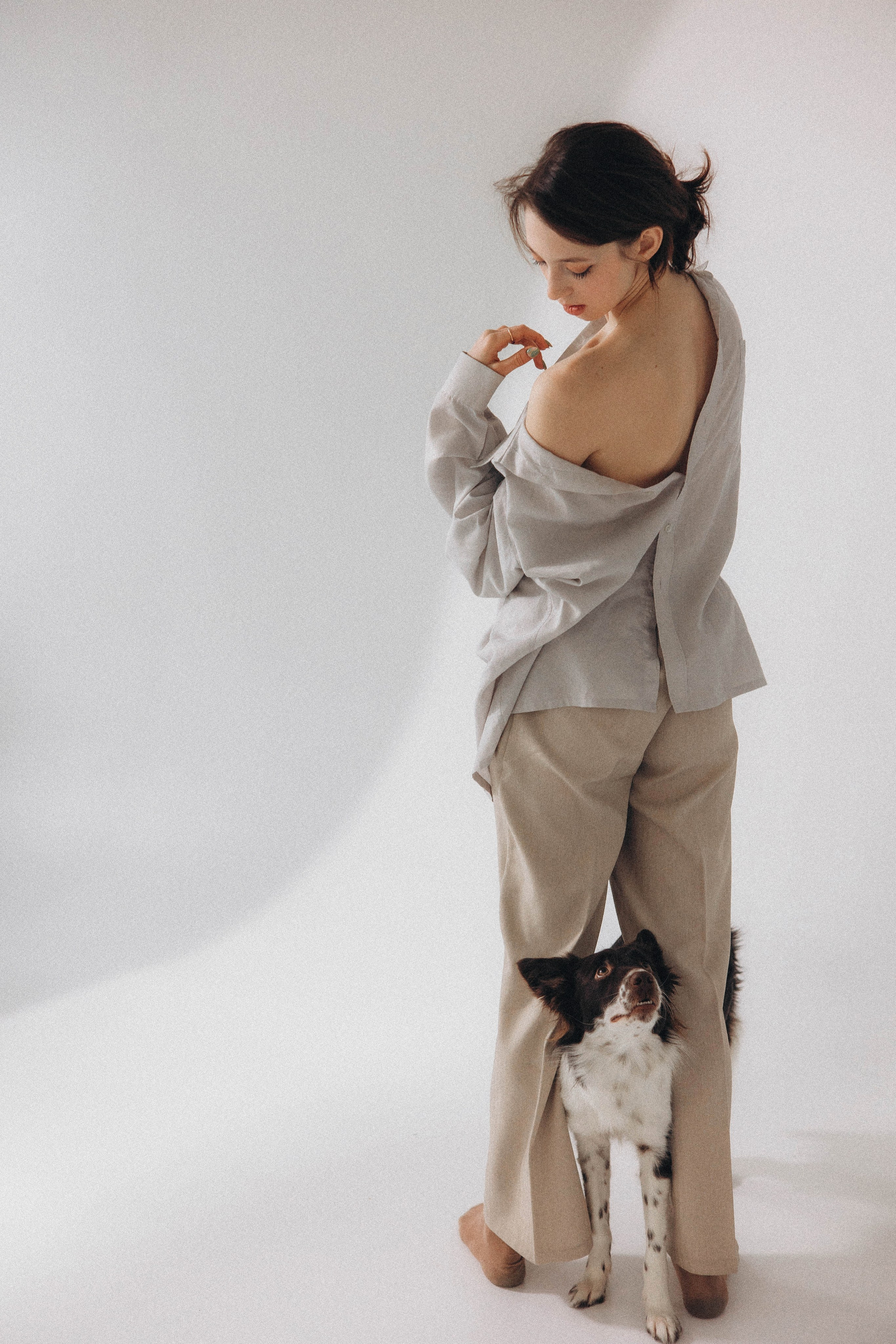 Алена и Гвендолин. Фотограф-анималист Богданова Полина