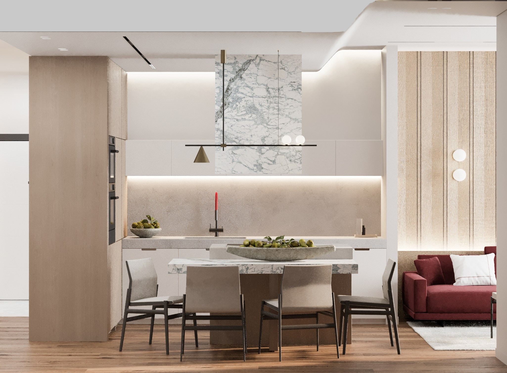 Квартира 74кв. Дизайнер интерьера в Москве Екатерина Шаймердинова