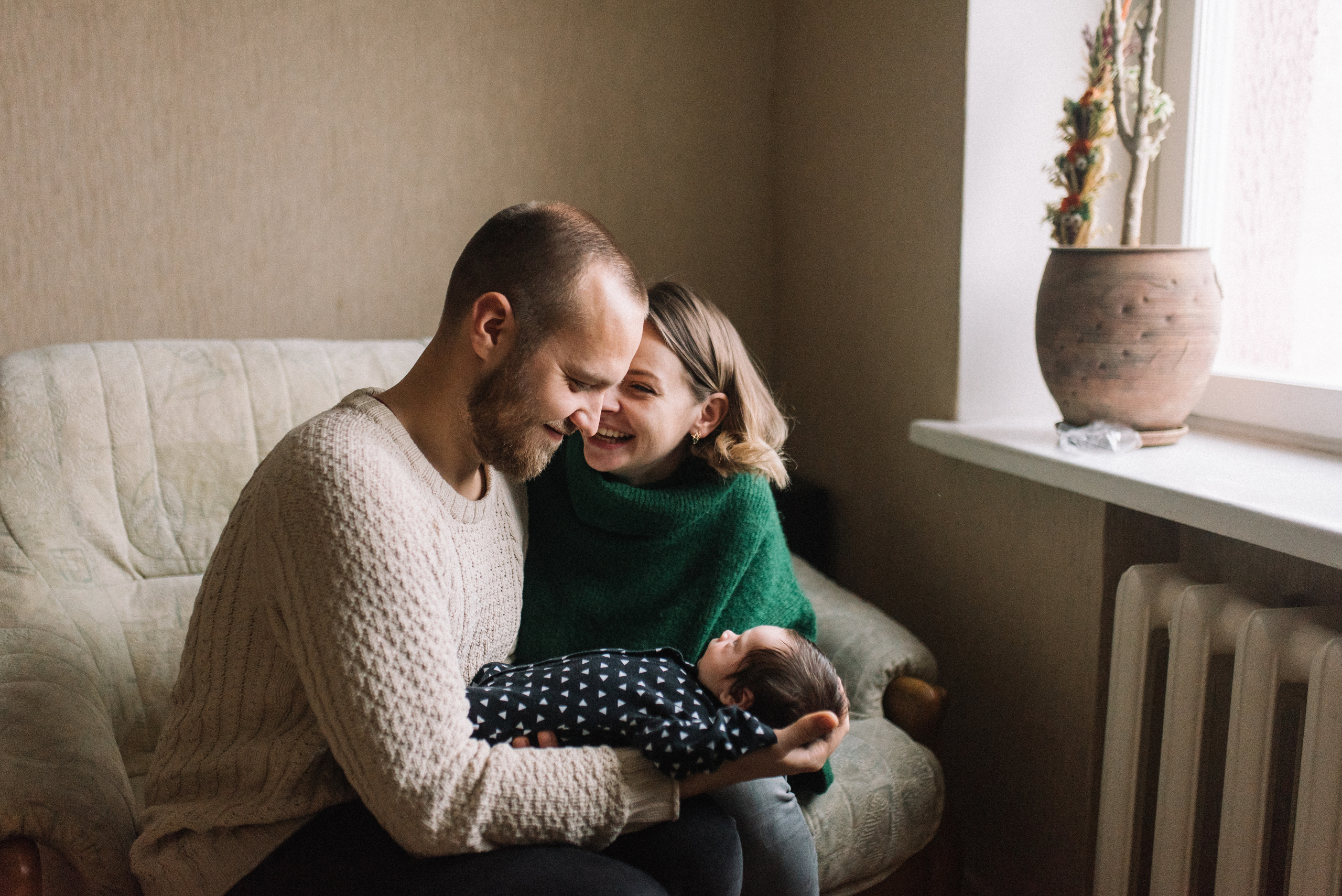 Первые дни дома. Костюшко Кристина — семейный и свадебный фотограф в Минске