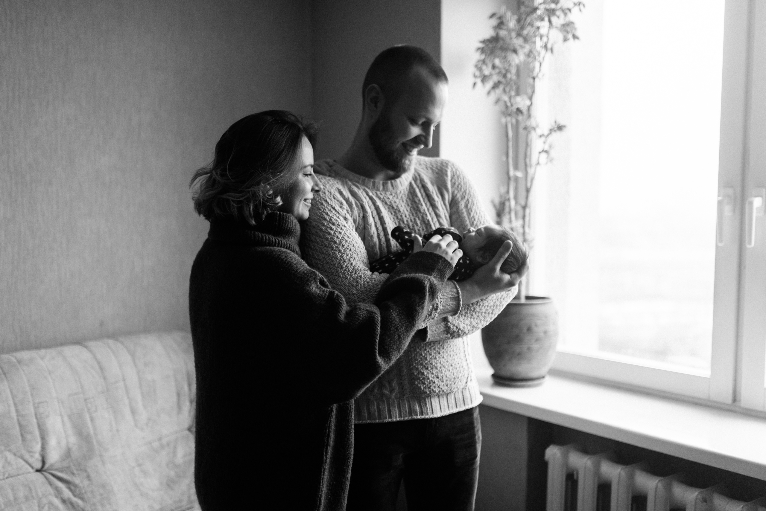 Первые дни дома. Костюшко Кристина — семейный и свадебный фотограф в Минске