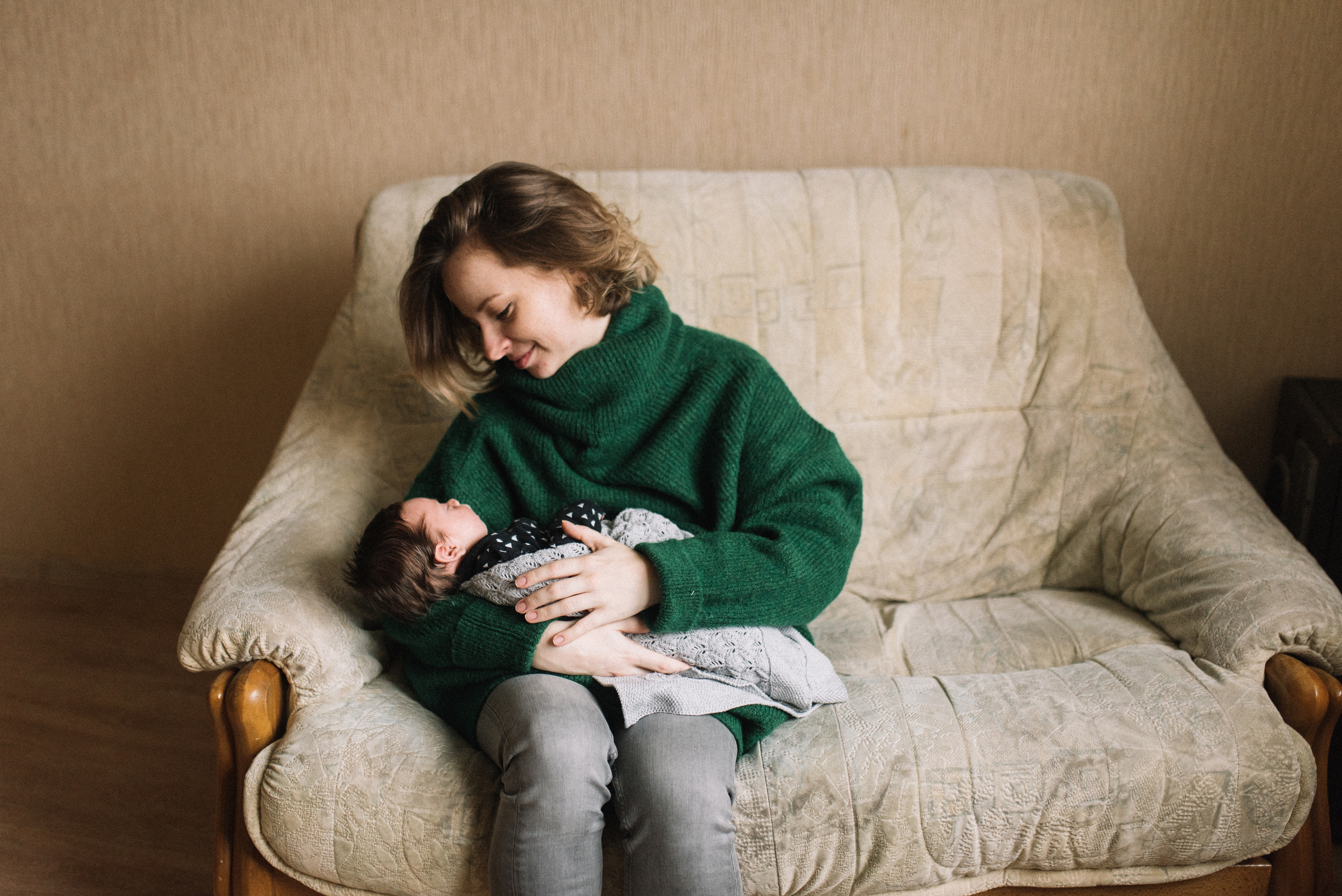 Первые дни дома. Костюшко Кристина — семейный и свадебный фотограф в Минске