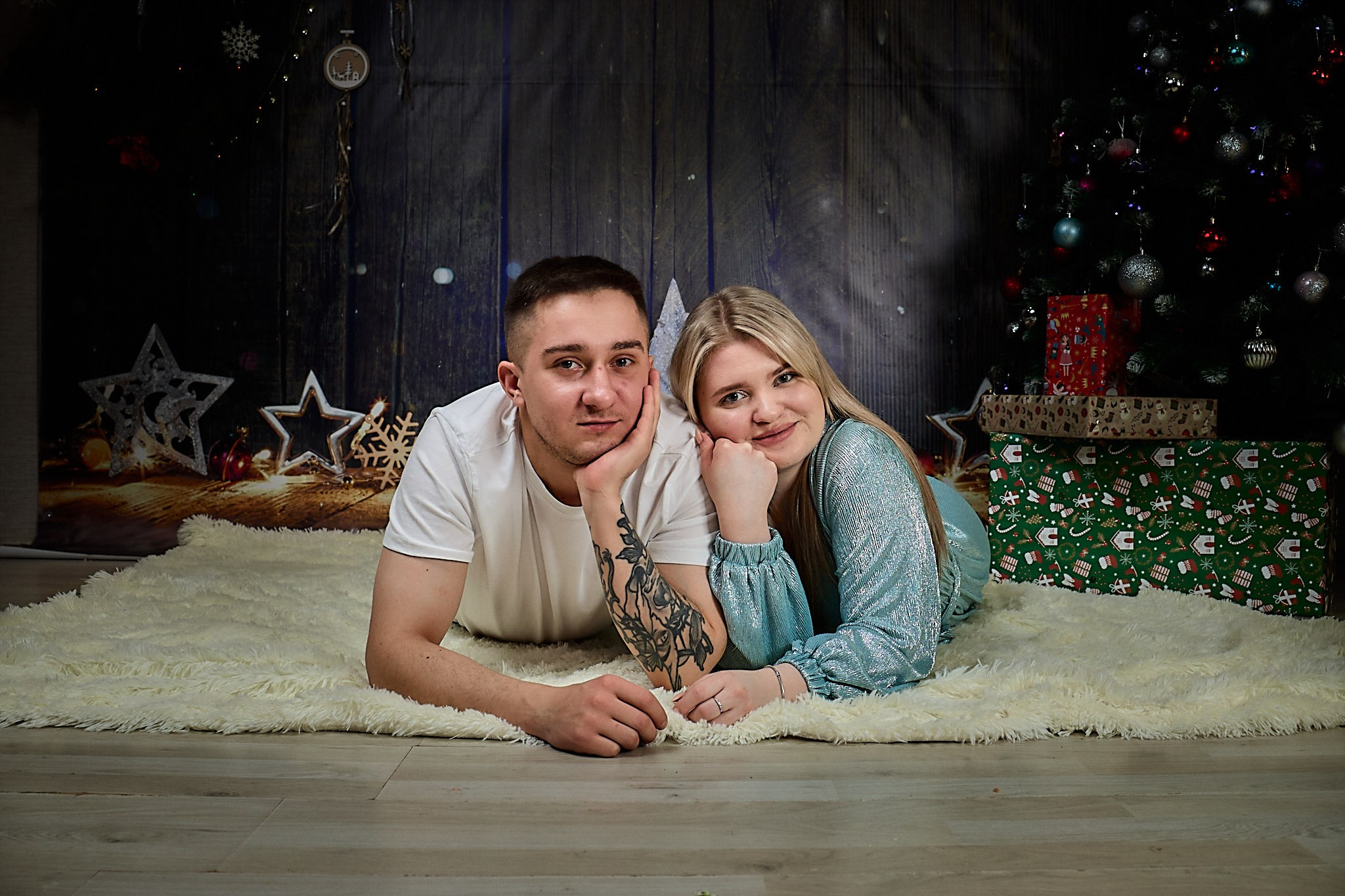 Новогодняя домашняя фотосессия. Свадебный и семейный фотограф в г. Волхов Алексей Кочерыжкин