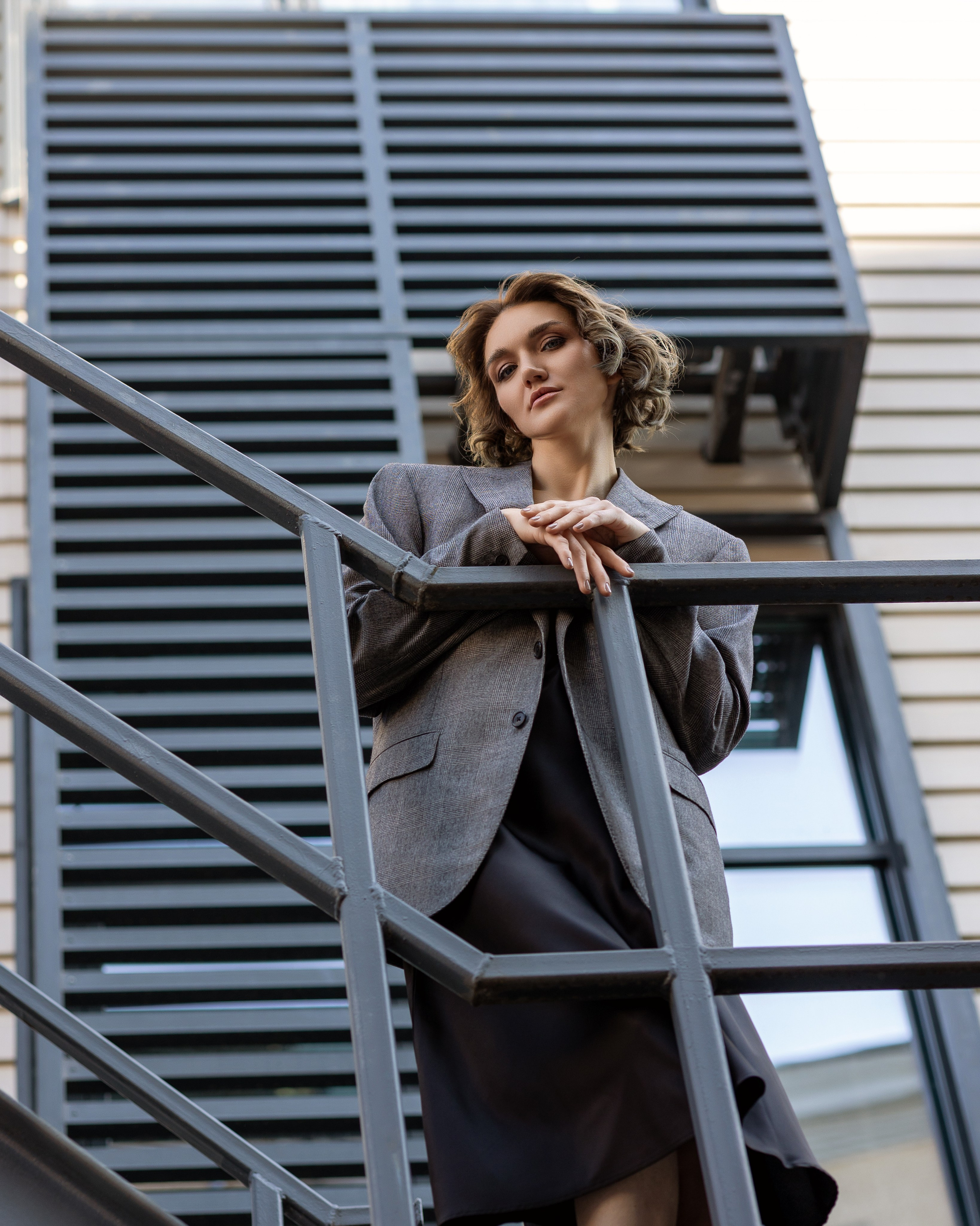 фотосессия на лестнице