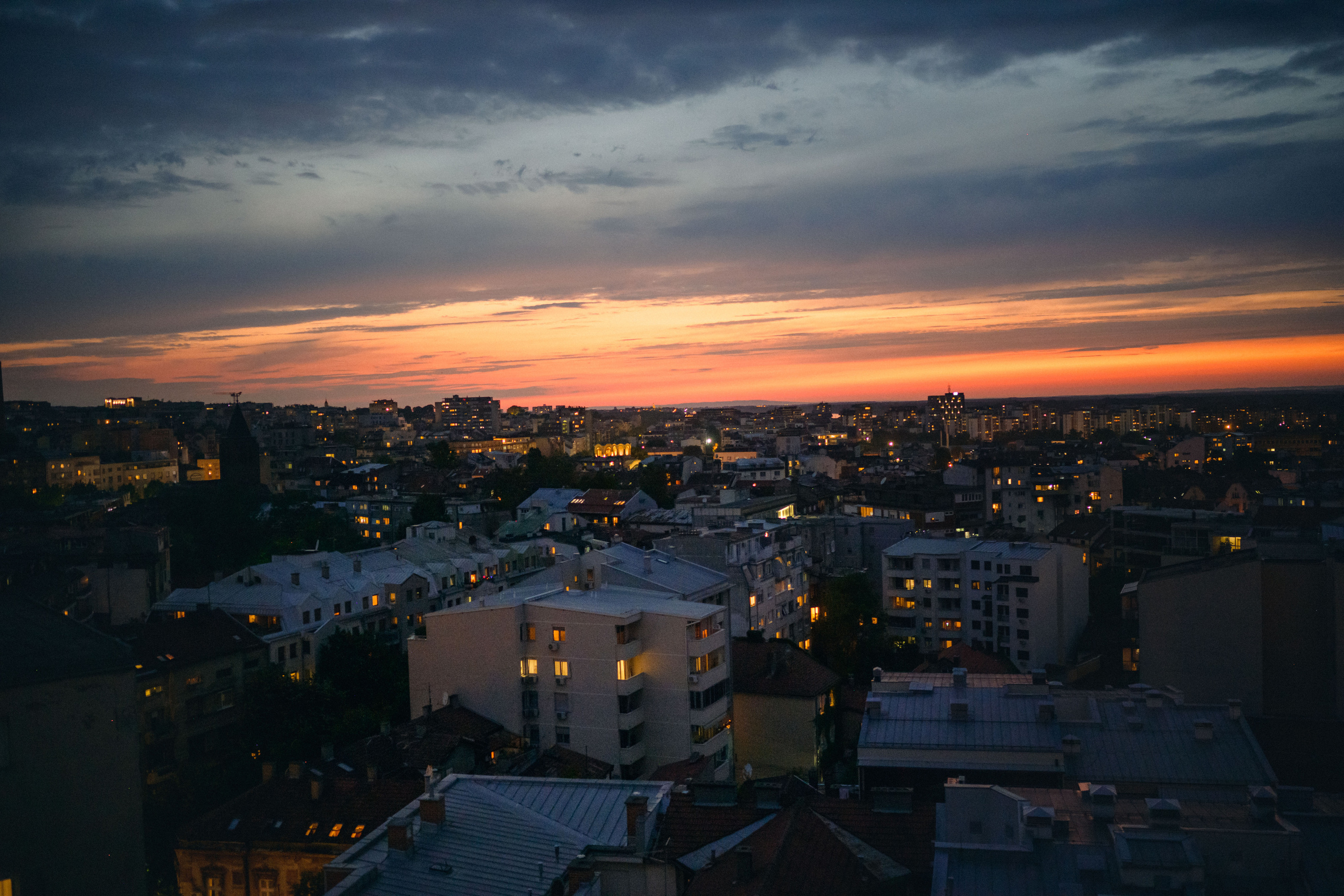 Женский портрет на крыше. Фотограф в Белграде Чугреева Елена