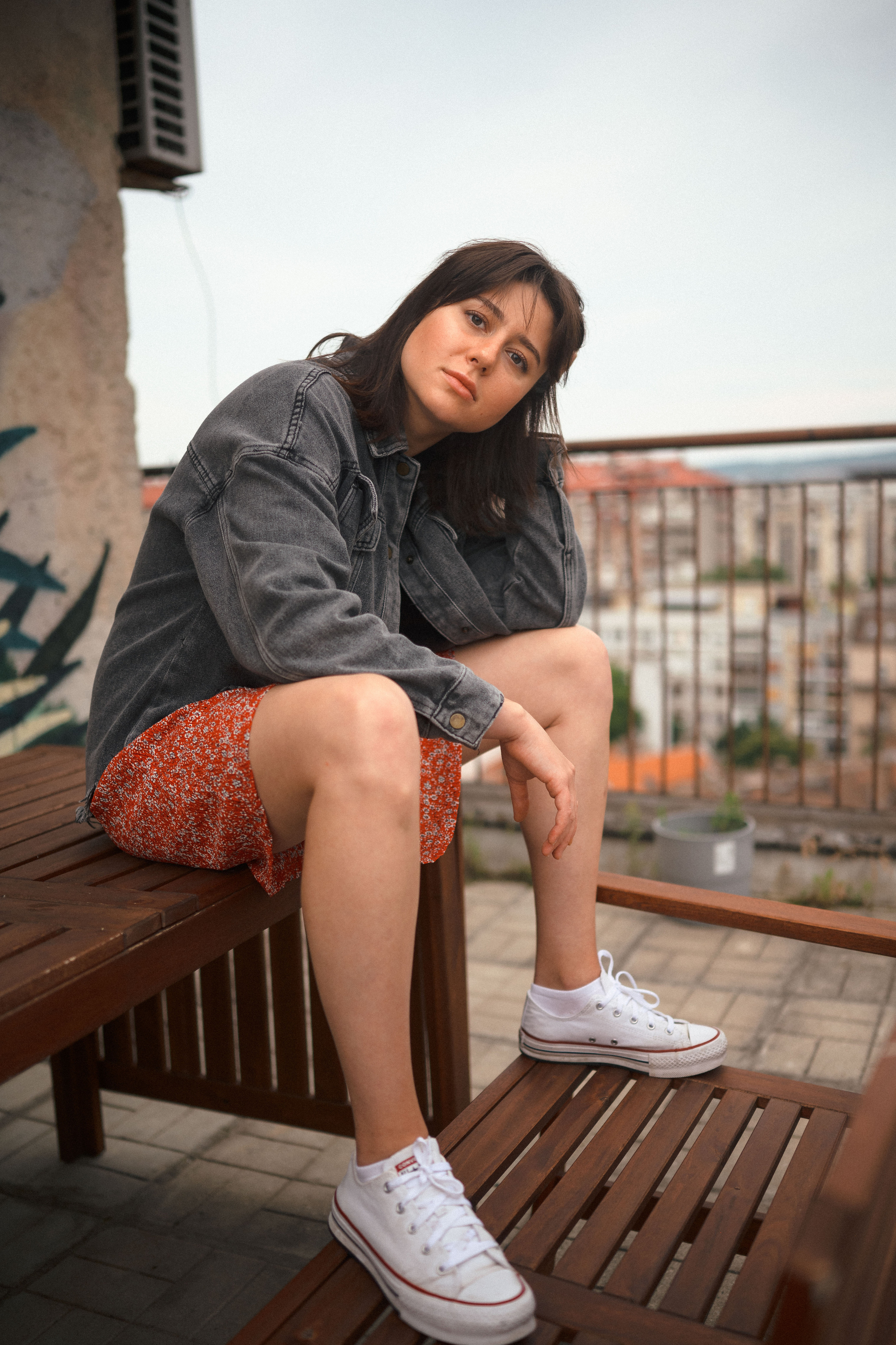 Женский портрет на крыше. Фотограф в Белграде Чугреева Елена