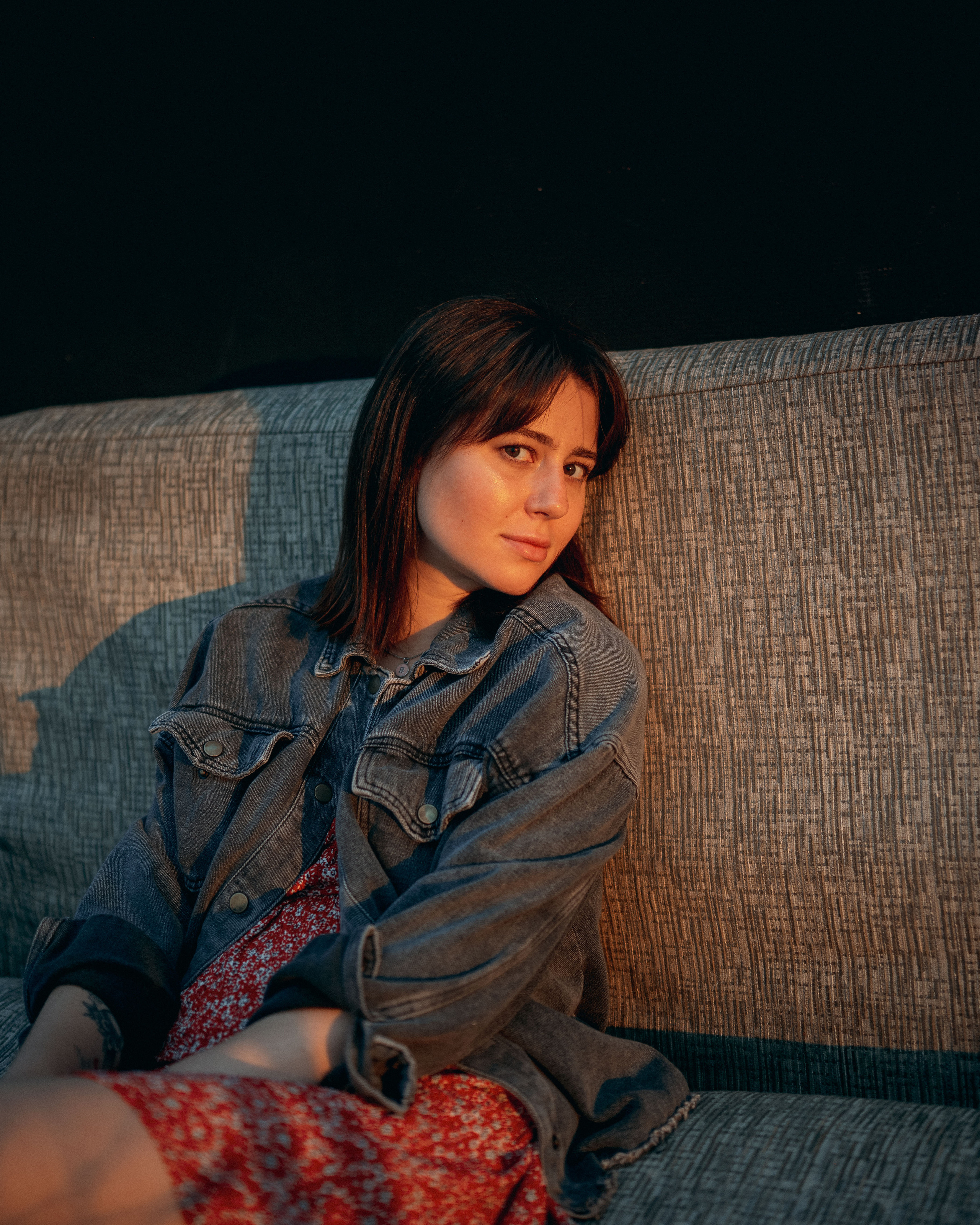 Женский портрет на крыше. Фотограф в Белграде Чугреева Елена