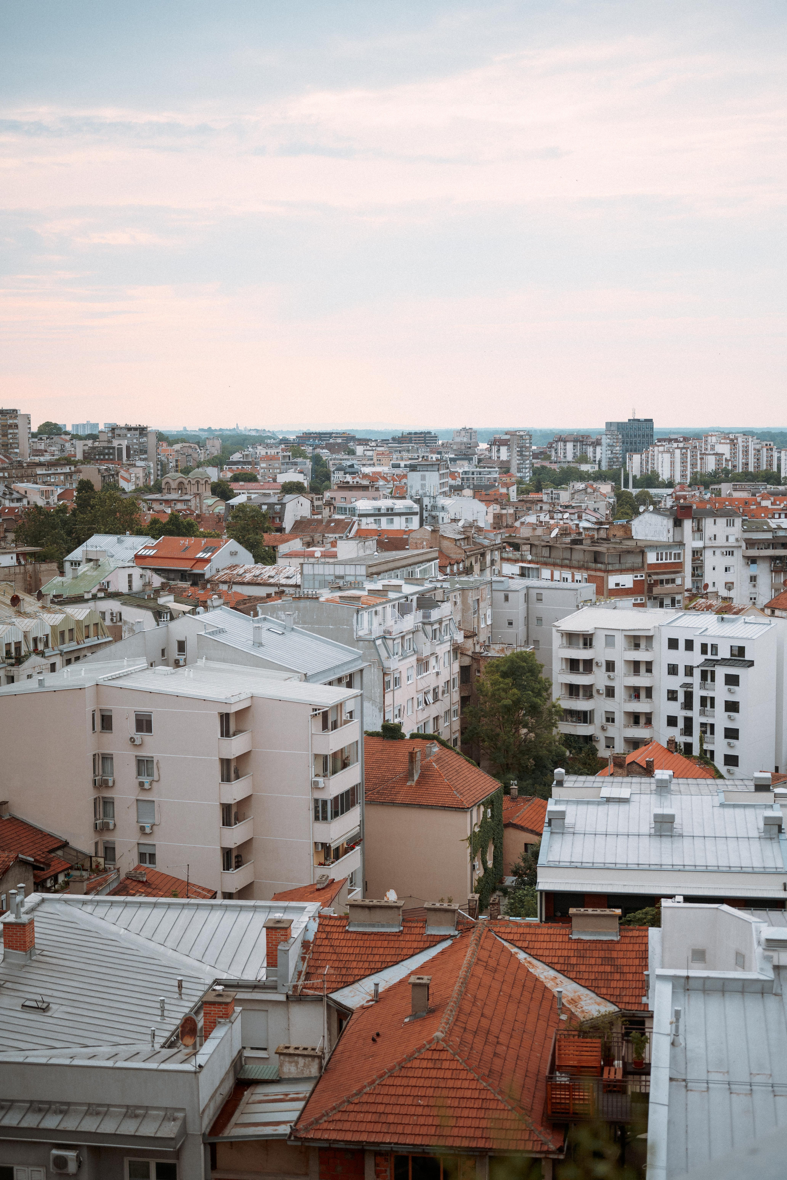 Женский портрет на крыше. Фотограф в Белграде Чугреева Елена