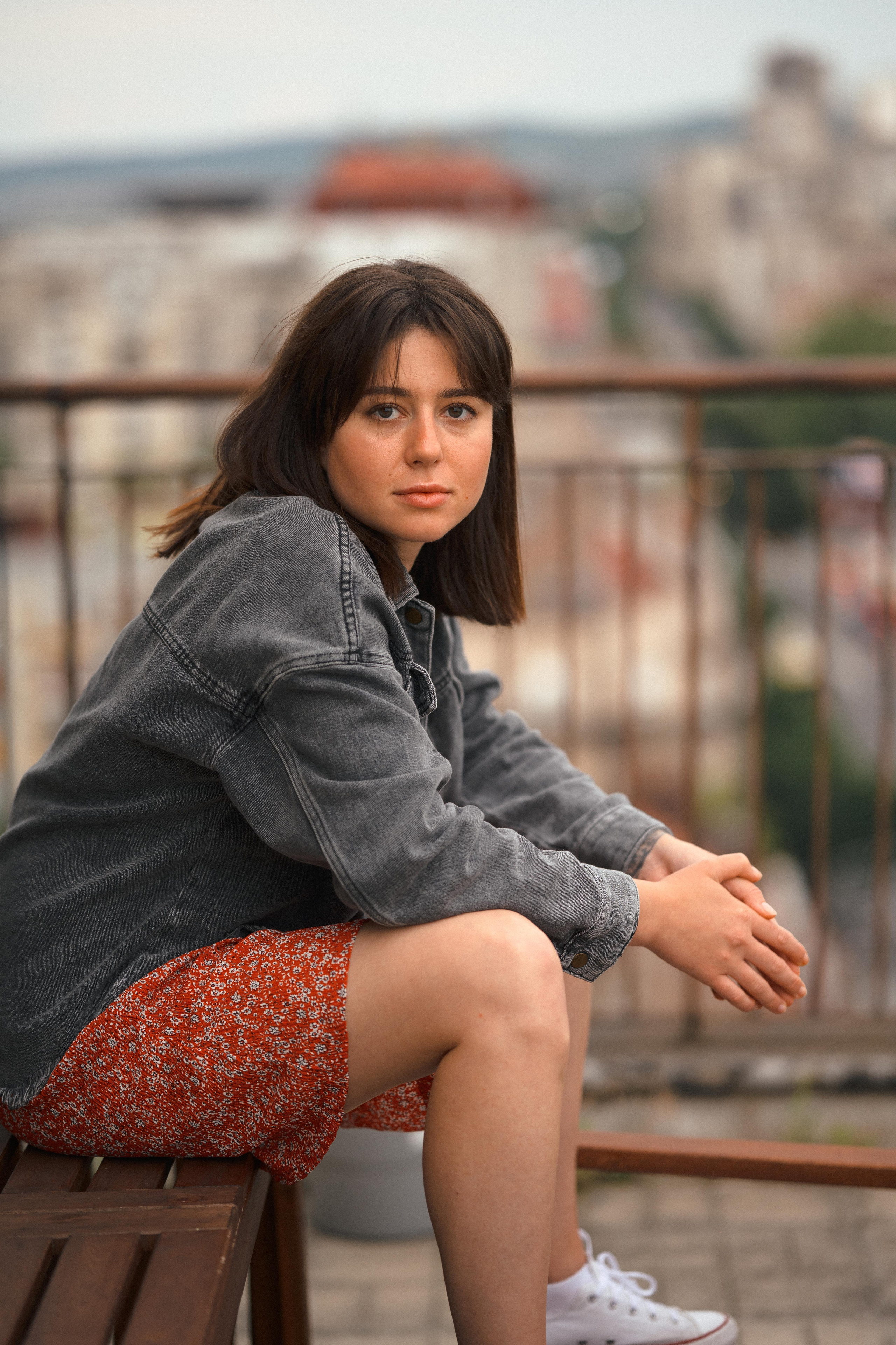Женский портрет на крыше. Фотограф в Белграде Чугреева Елена