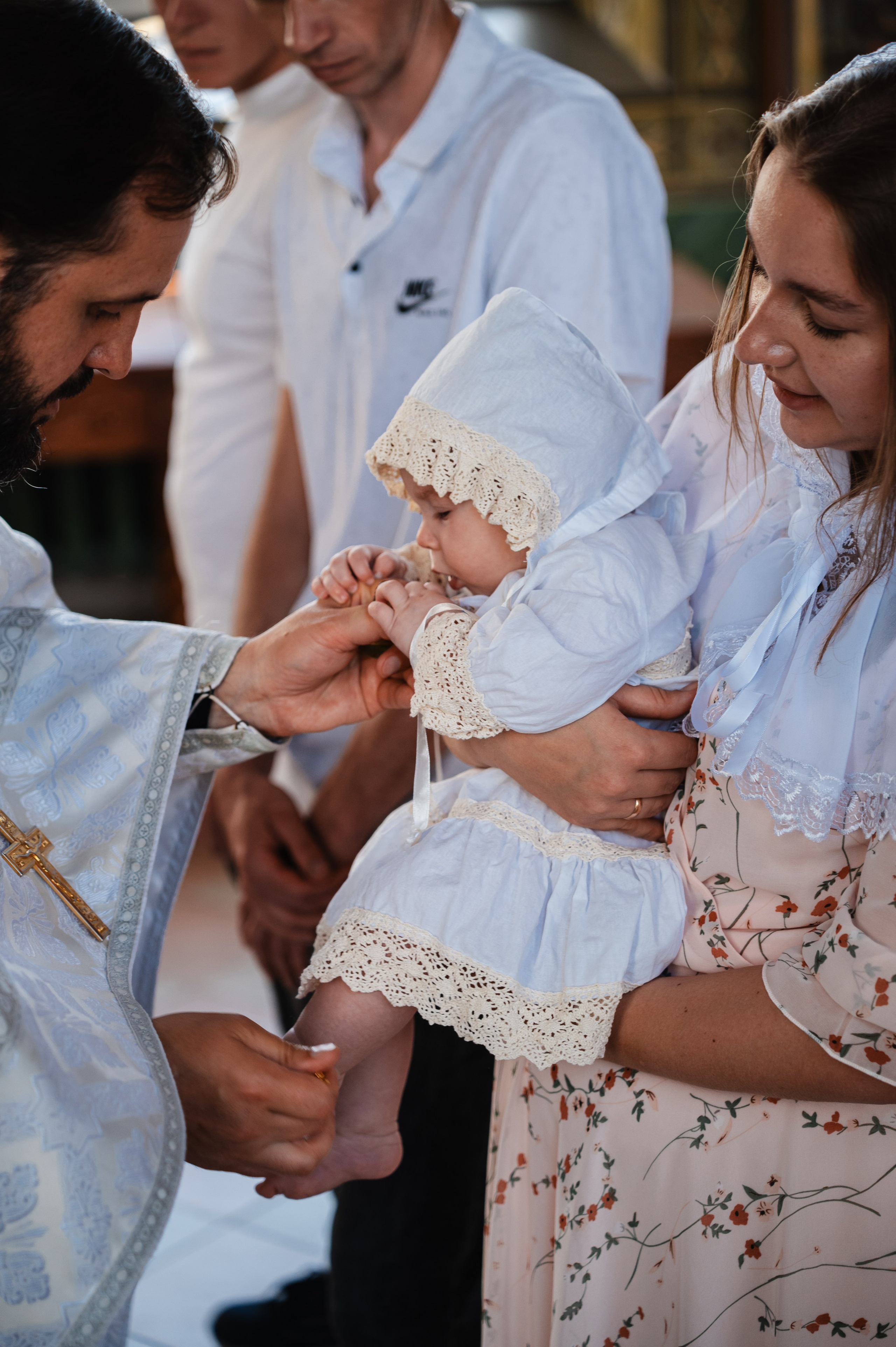 Таинство Крещения Дарьи (Храм Преполовения Пятидесятницы). Фотограф Ярута Оксана / Ростов-на-Дону