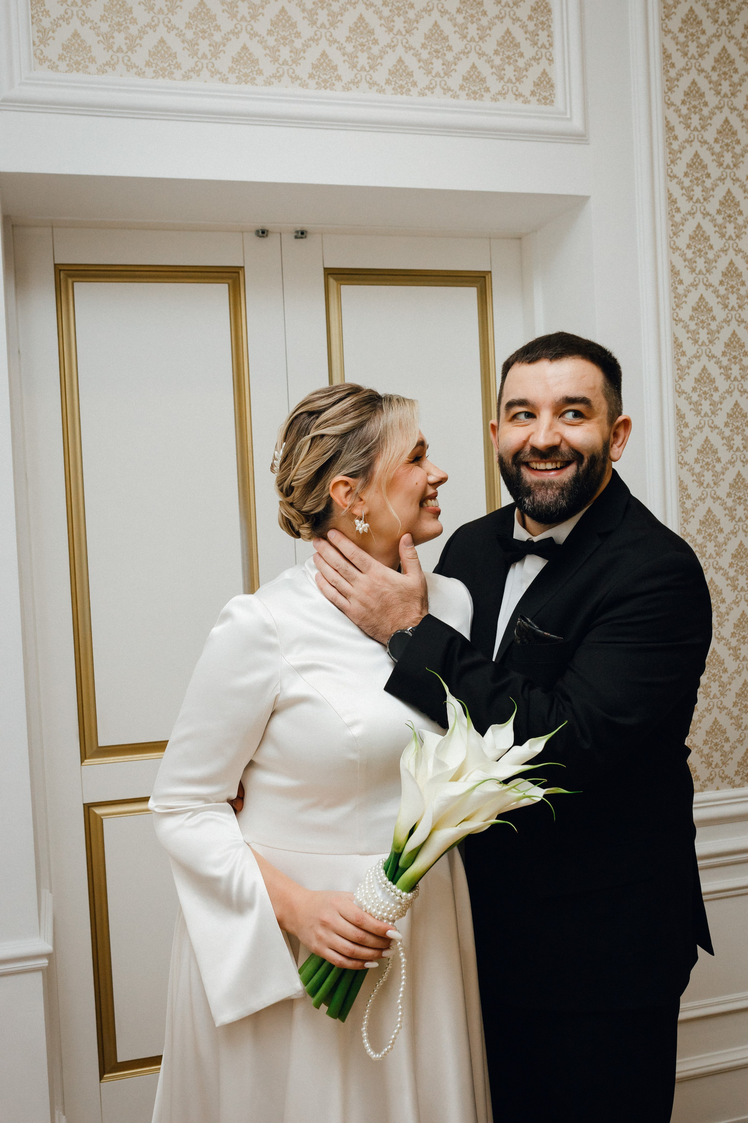 Андрей и Анастасия в день Свадьбы. Фотограф Куянова Алина, семейные и свадебные фотосессии в Калининграде