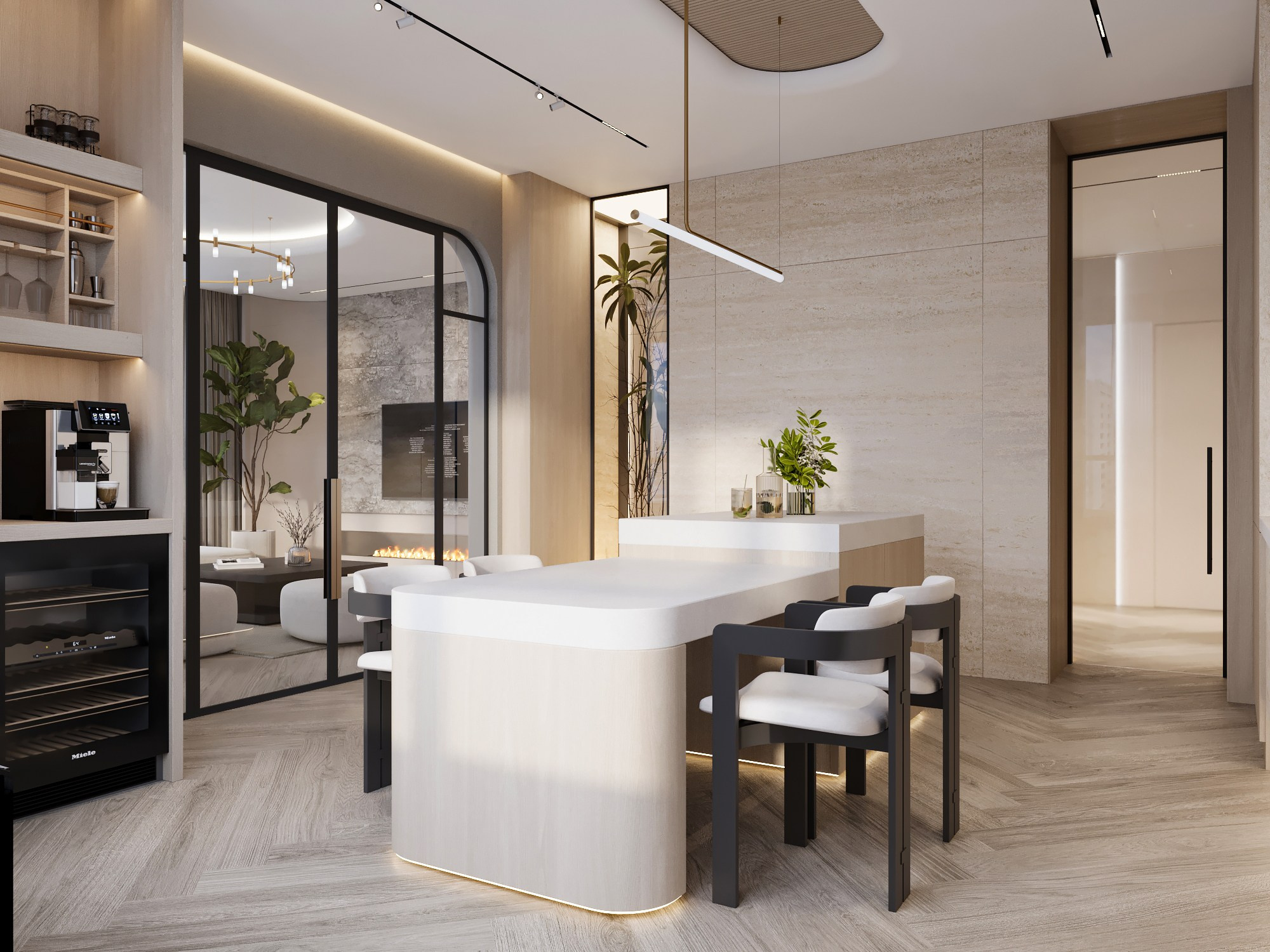 ЖК «Аль-Фараби 27», 120 м². Room Design Studio