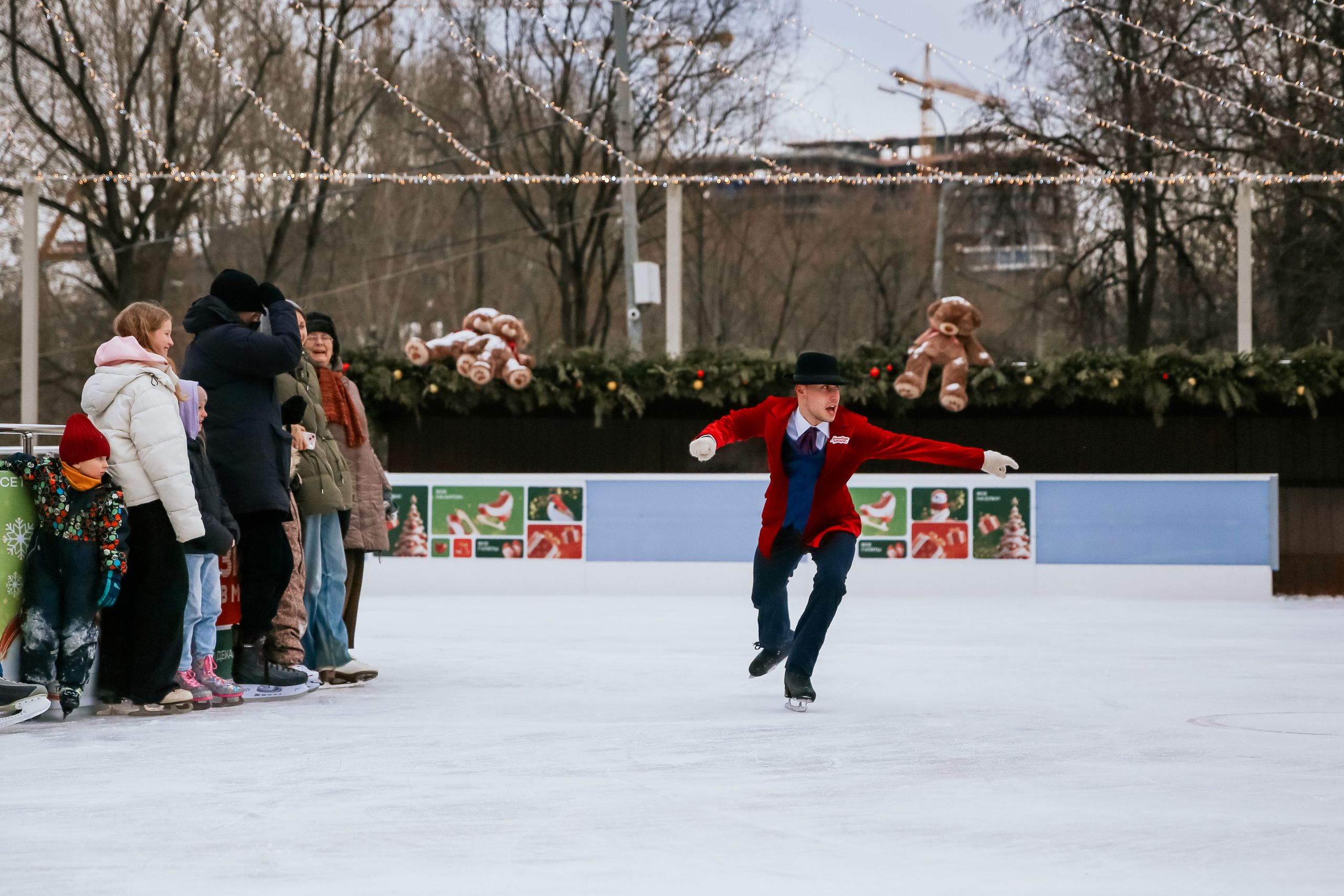 Ледовое шоу Сити каток Московское Чаепитие. Фотограф и видеограф Анна Домашенко