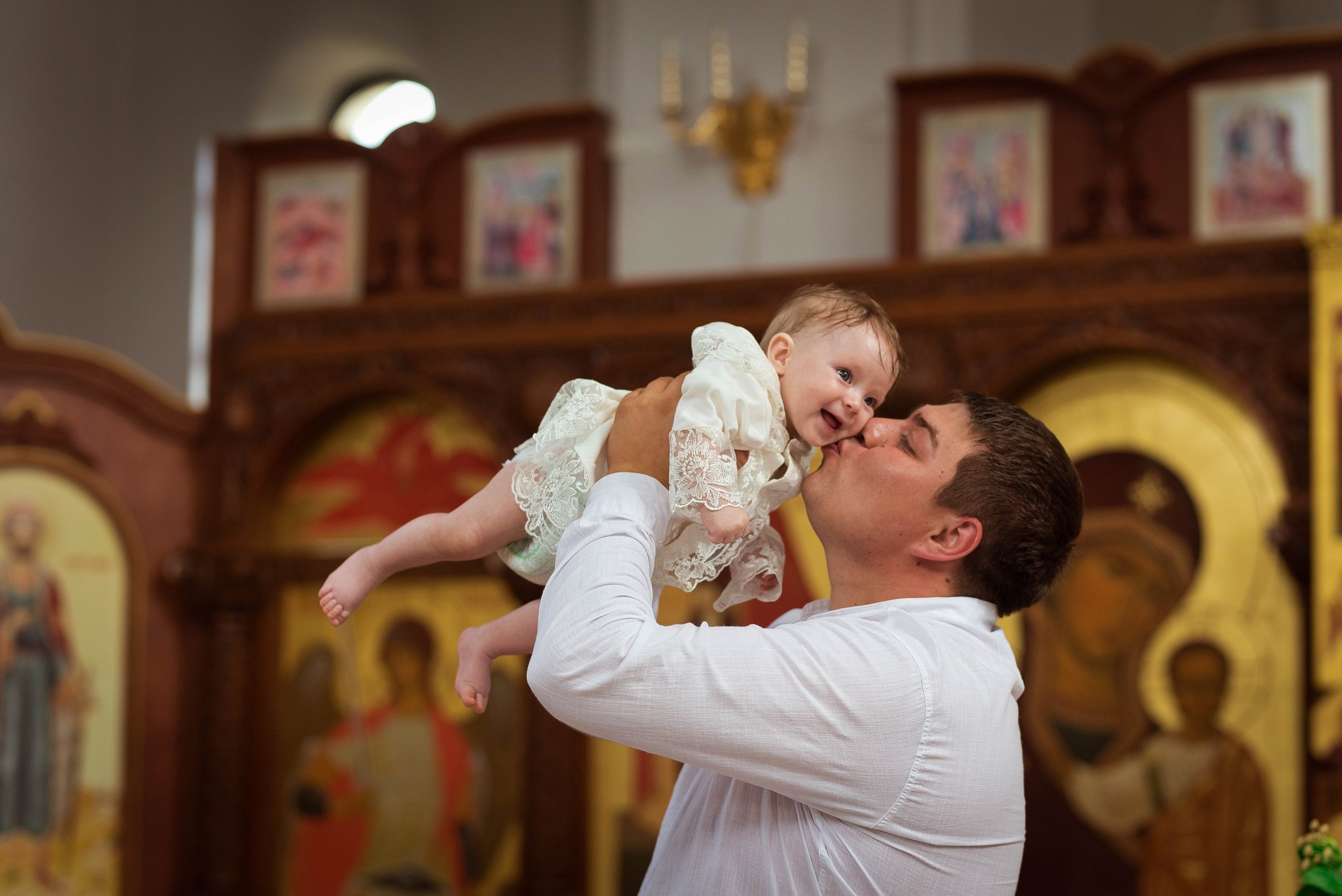 Крещение Варвары. Свадебный и семейный фотограф Яна Стражева. Волгоград, Москва