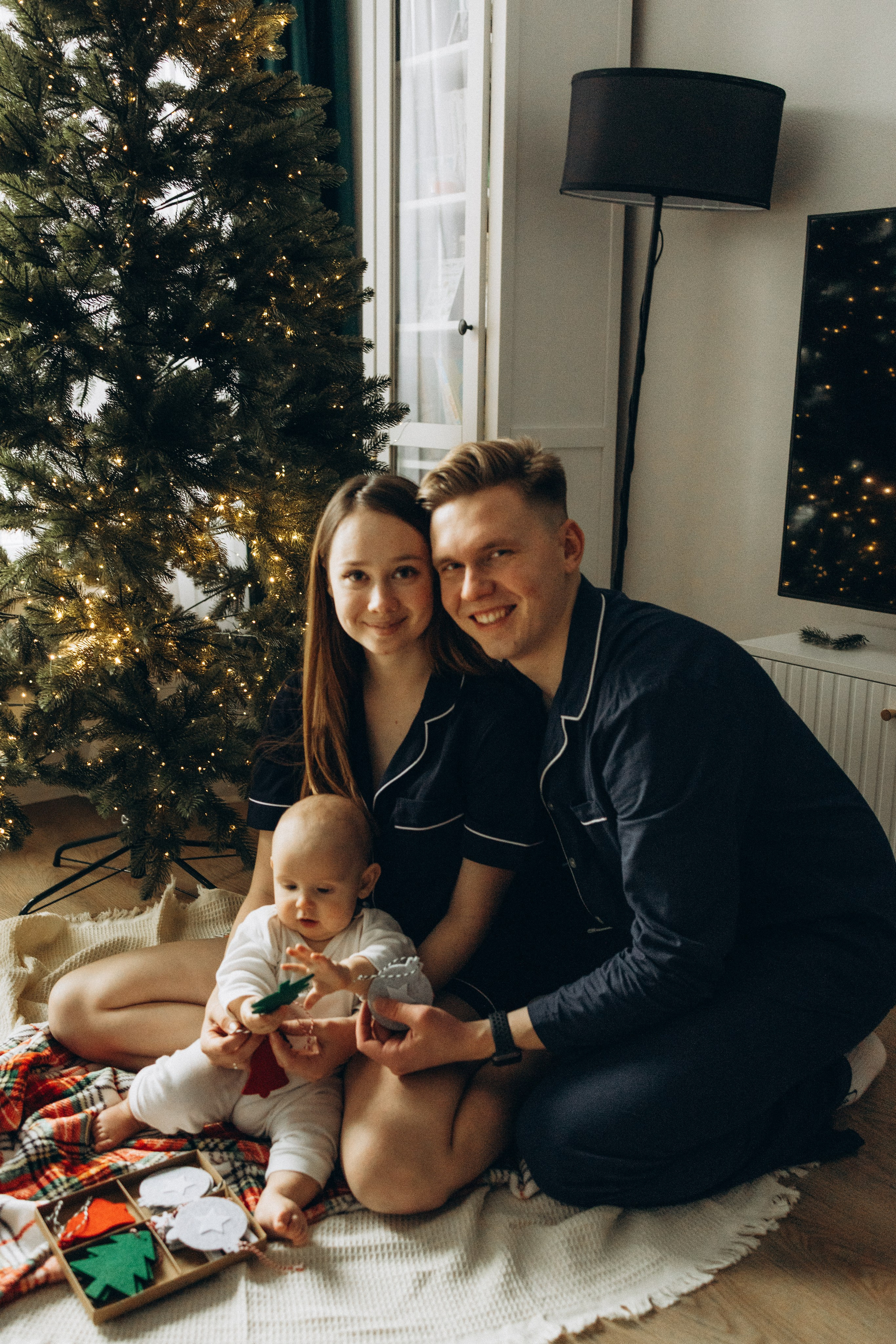 Первый Новый год Андрюши. Фотограф lifestylе в Москве Пшеничная Анастасия