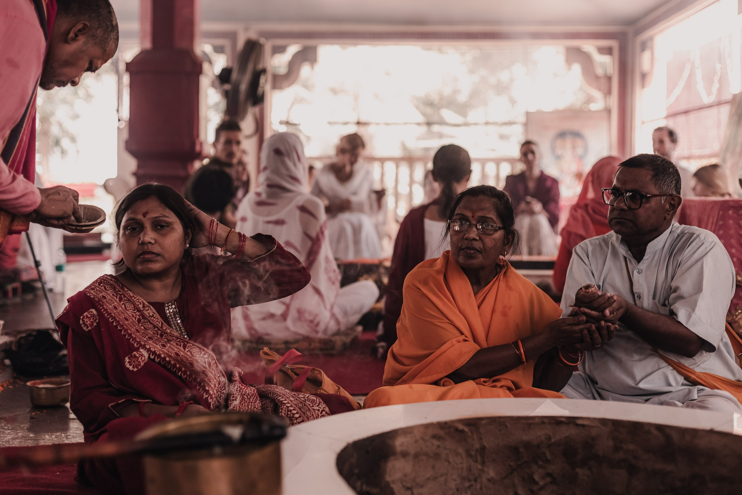 Navaratri yajna at Devraha Baba Ji ashram. Мариам Багдасарян