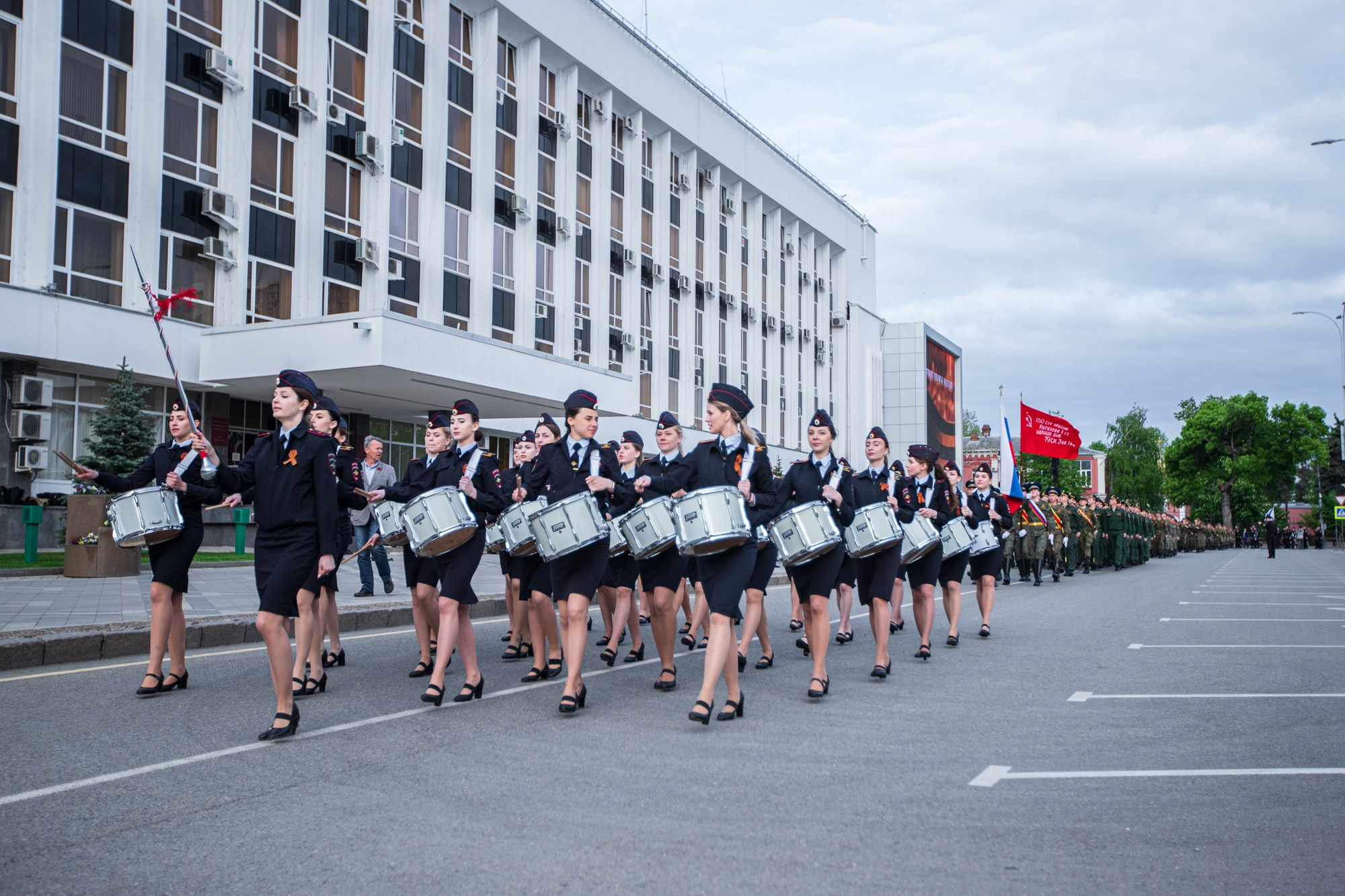 Репетиция к параду Победы в Краснодаре (2022 год). Репортажный, промышленный и маркетплейс-фотограф Дмитрий Чернат