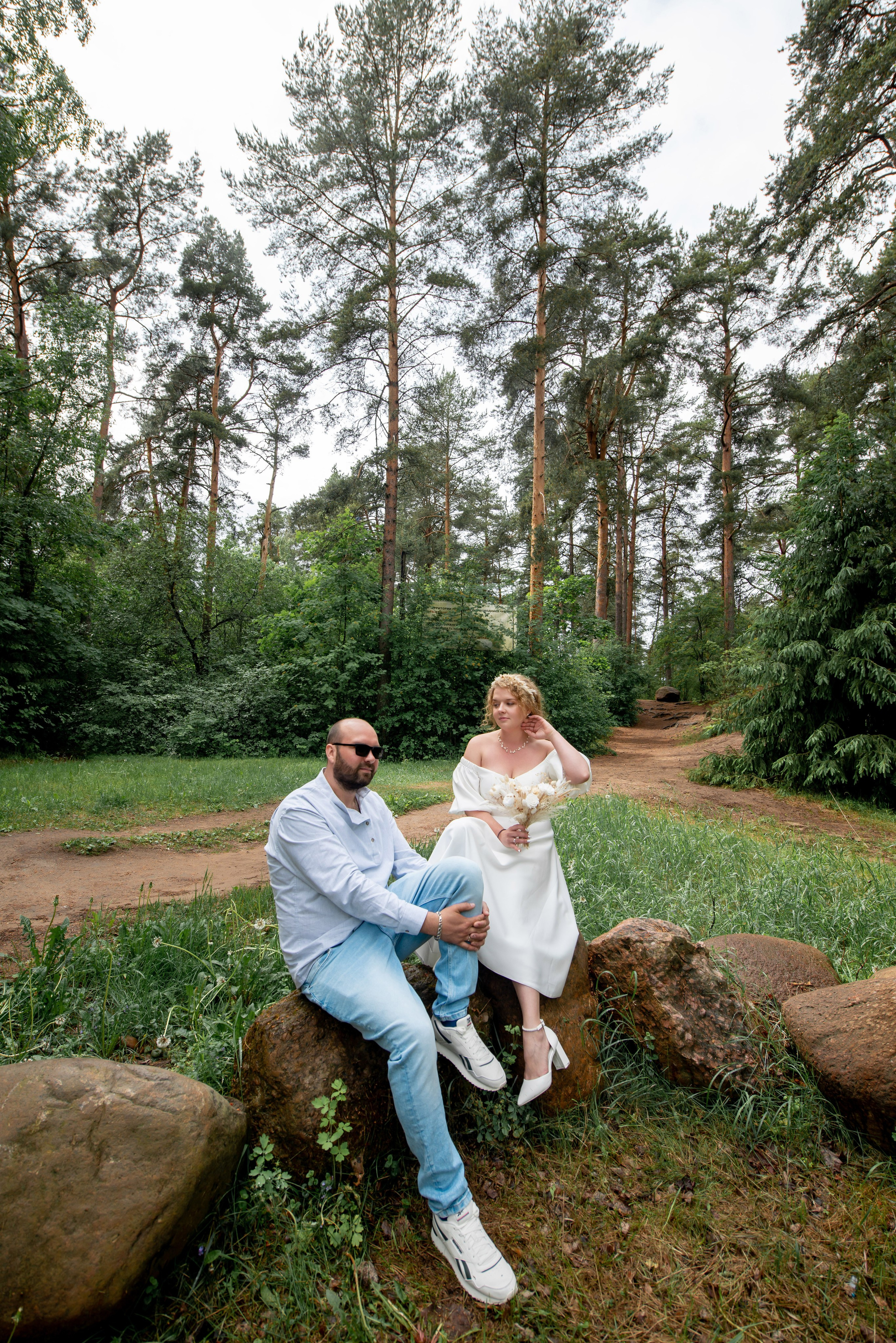 Станислав и Анастасия (нестандартная свадебная фотосессия в лесу и на Финском заливе). Портретный, семейный и свадебный фотограф в Санкт-Петербурге и в Пушкине Ширяев Денис