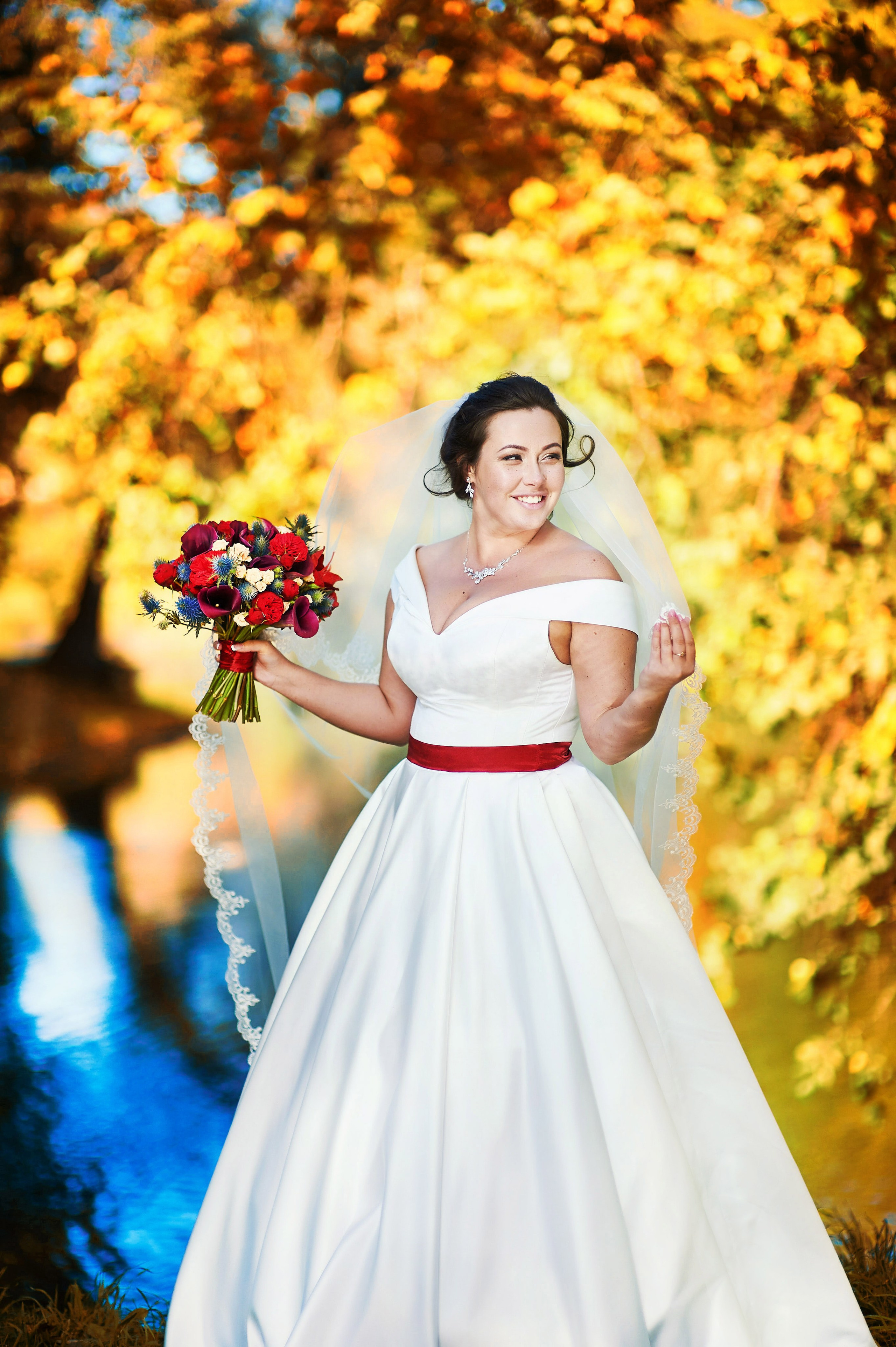 Ангелина и Сергей (фотосессия в осеннем Пушкине). Портретный, семейный и свадебный фотограф в Санкт-Петербурге и в Пушкине Ширяев Денис