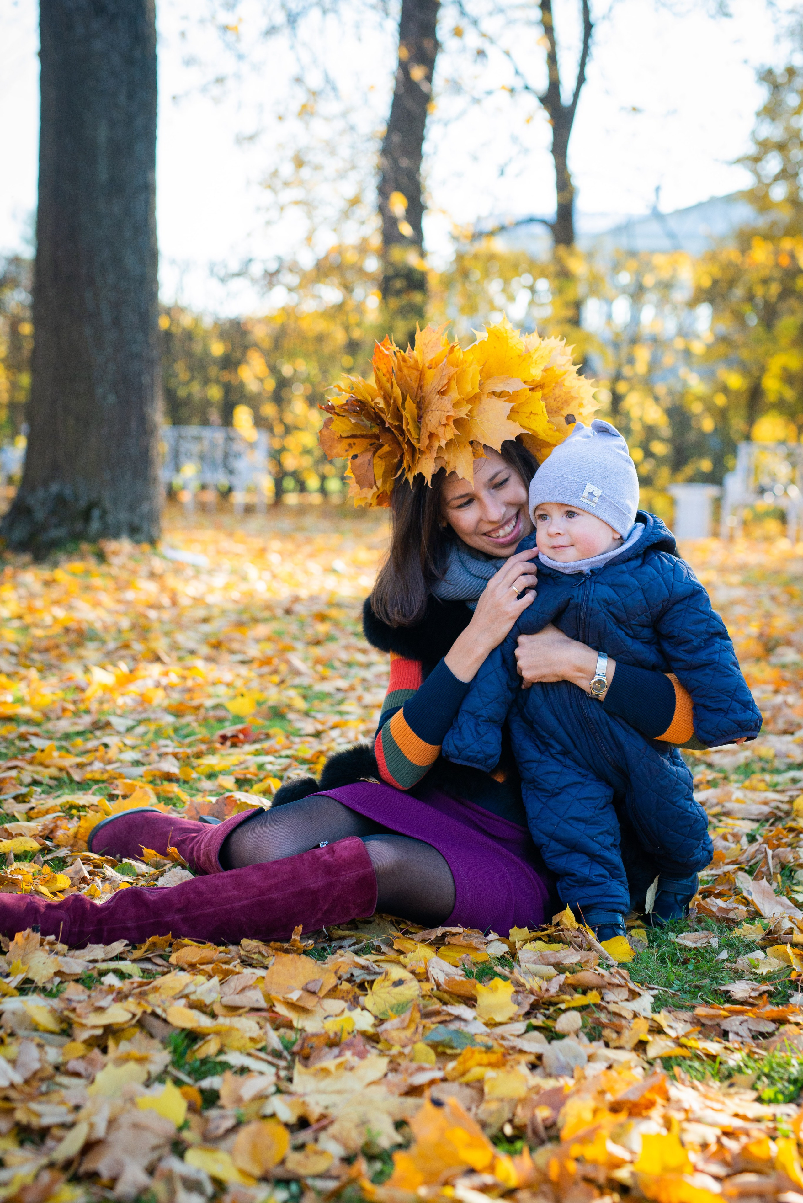 Егор, Валерия и Андрей осенняя прогулка. Портретный, семейный и свадебный фотограф в Санкт-Петербурге и в Пушкине Ширяев Денис