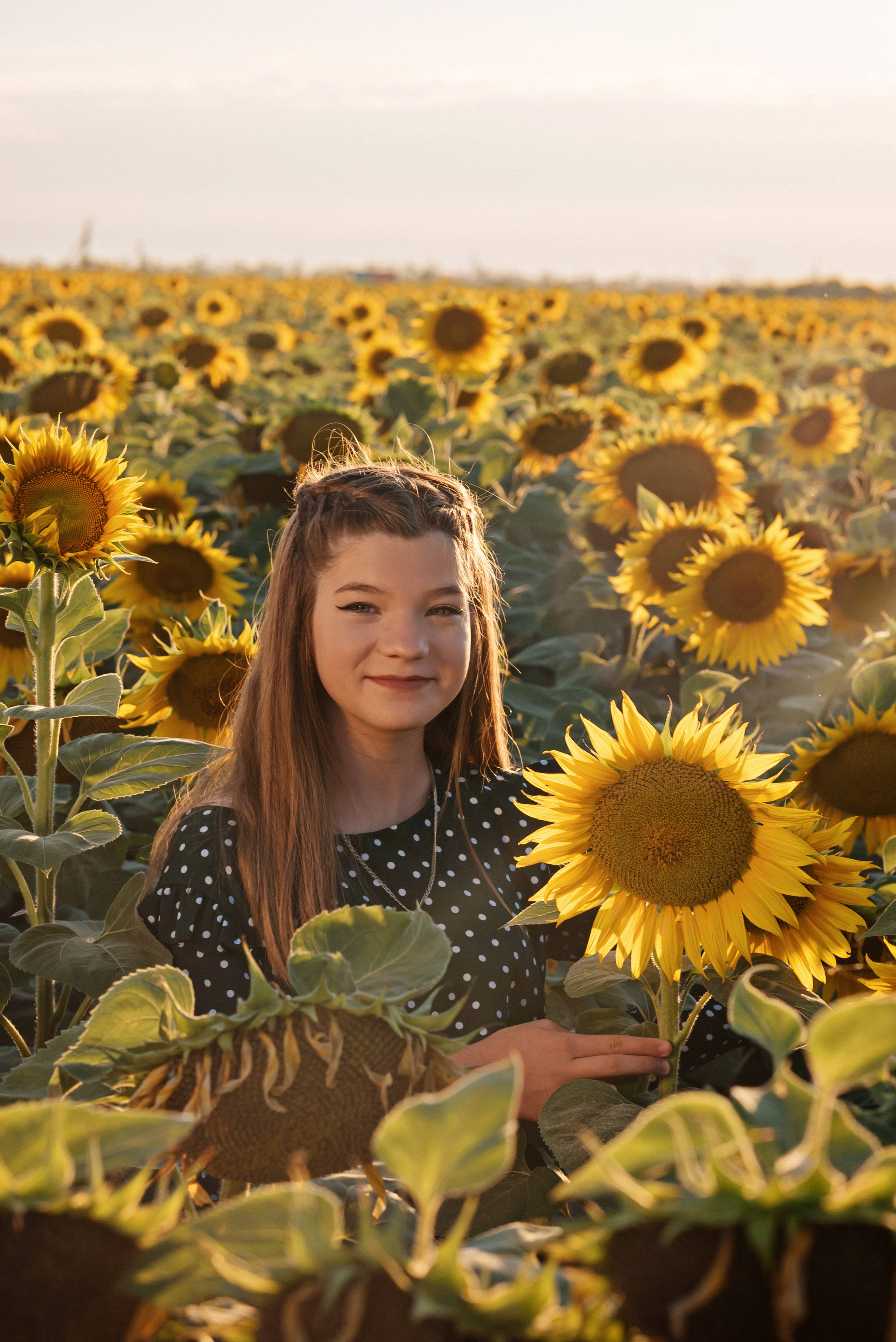 Яркие подсолнухи. Детский и семейный фотограф выпускной альбом Приморско-Ахтарск