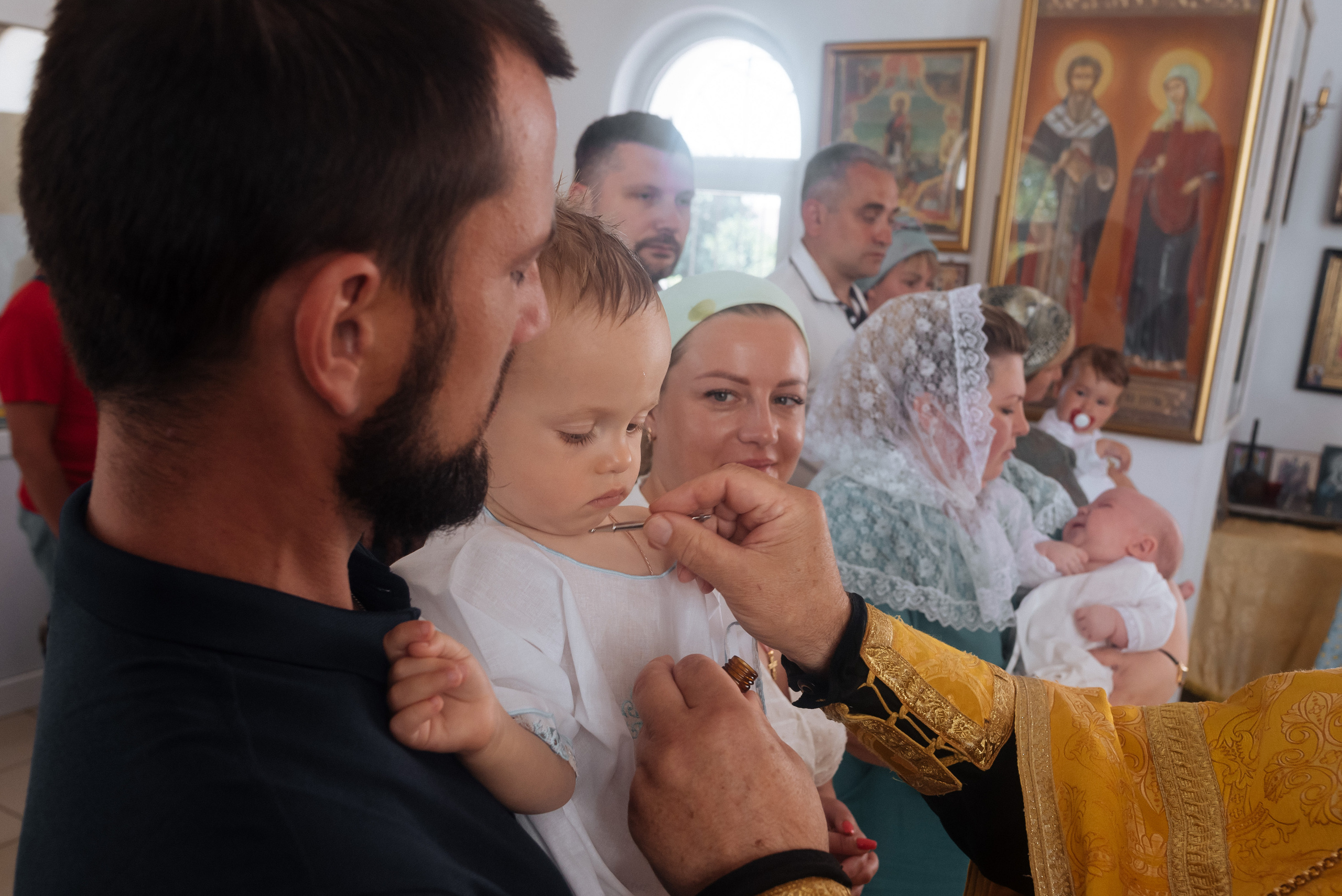 Крещение Александра. Детский и семейный фотограф выпускной альбом Приморско-Ахтарск