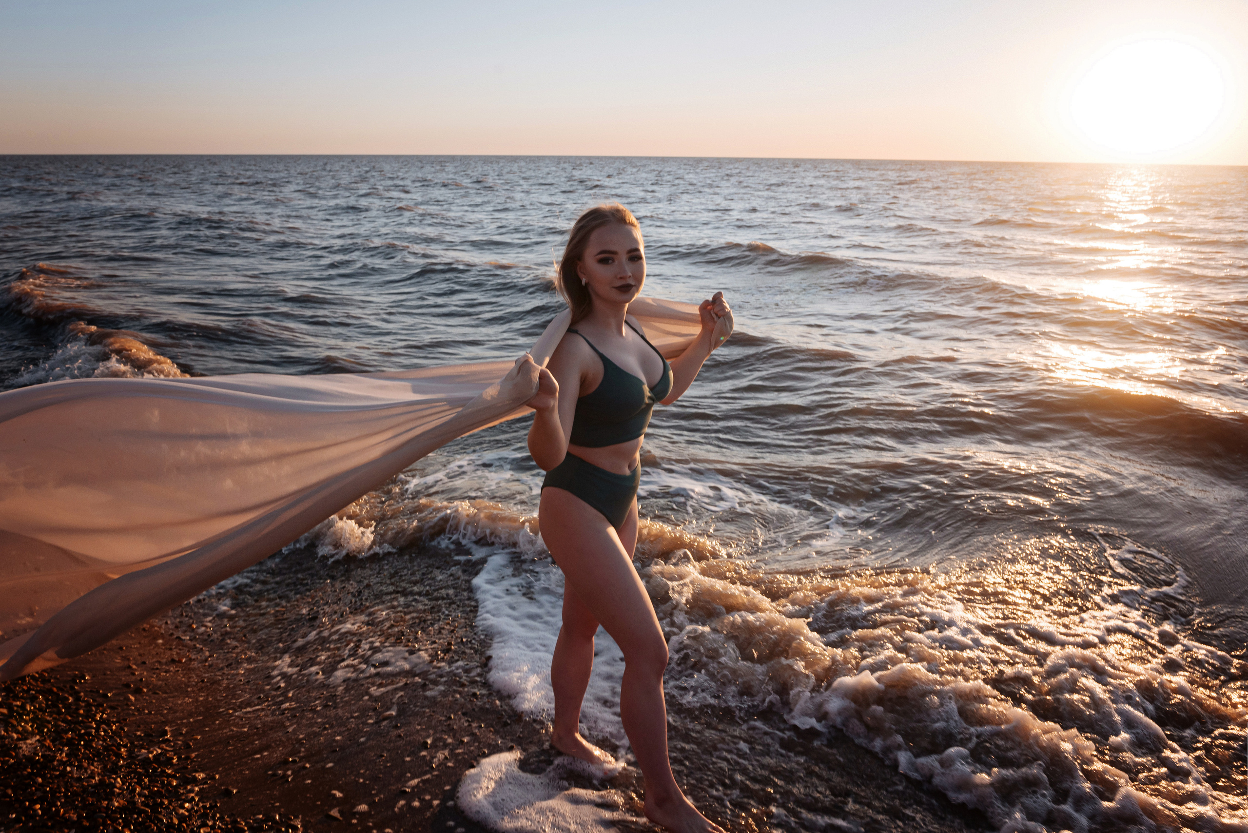 Жаркий закат. Детский и семейный фотограф выпускной альбом Приморско-Ахтарск