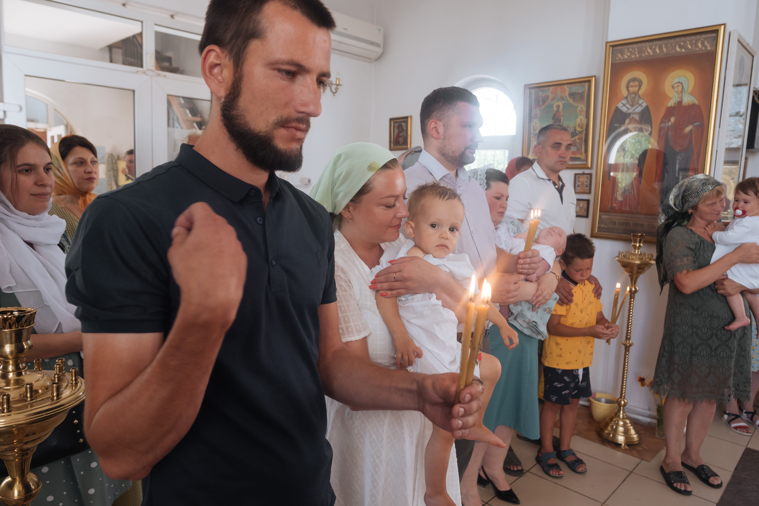 Крещение Александра. Детский и семейный фотограф выпускной альбом Приморско-Ахтарск