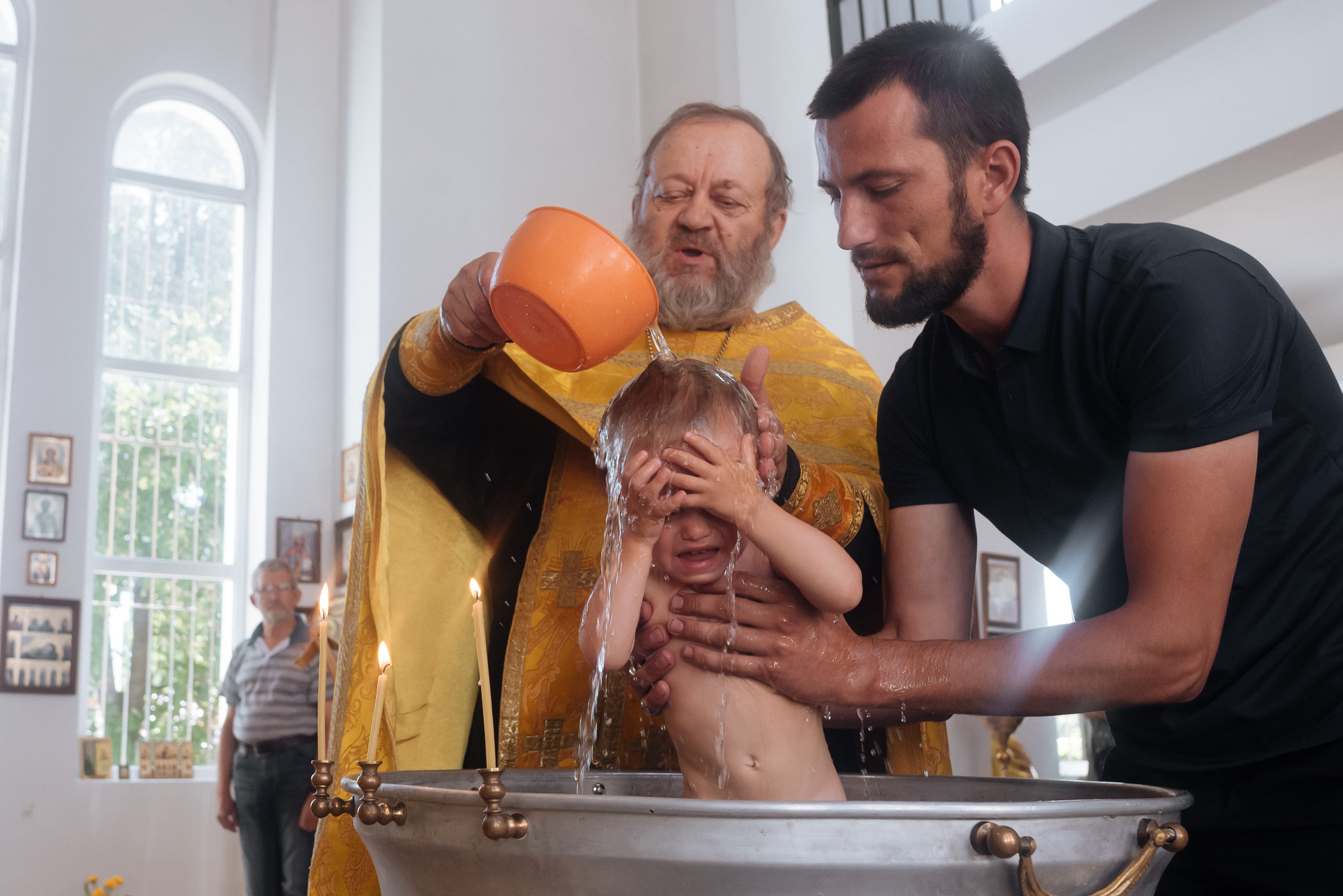 Крещение Александра. Детский и семейный фотограф выпускной альбом Приморско-Ахтарск