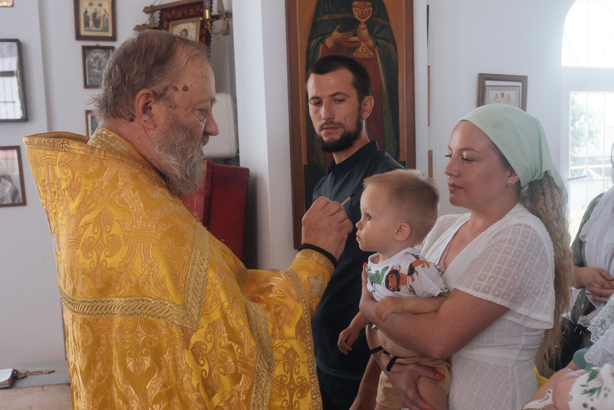 Крещение Александра. Детский и семейный фотограф выпускной альбом Приморско-Ахтарск