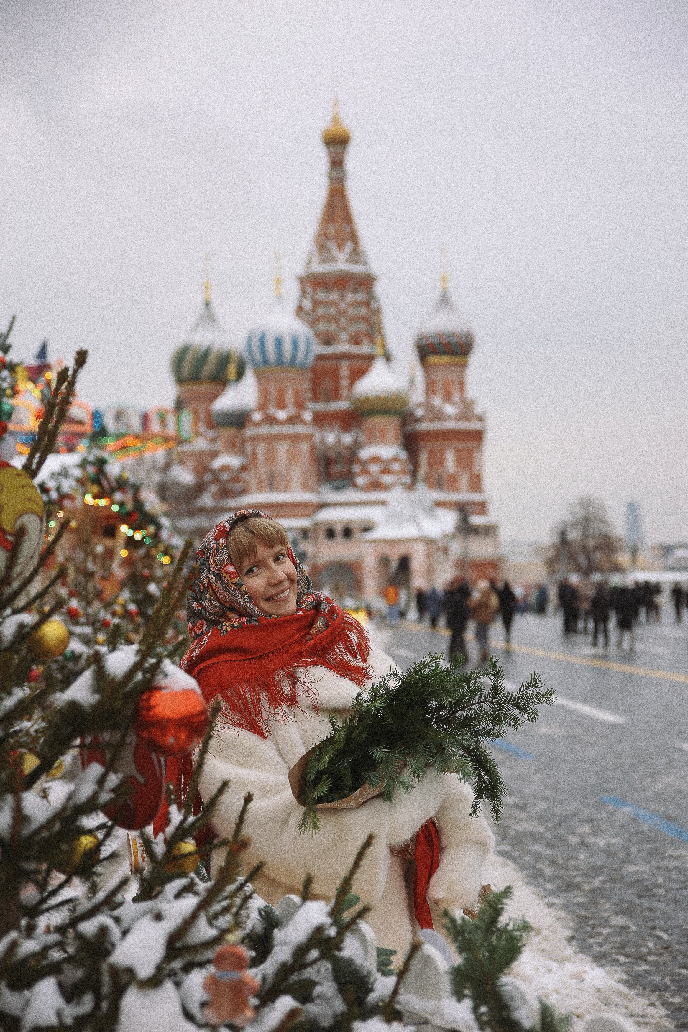 Новогодняя фотосессия на Гум Ярмарке. Фотограф Владимир Москва