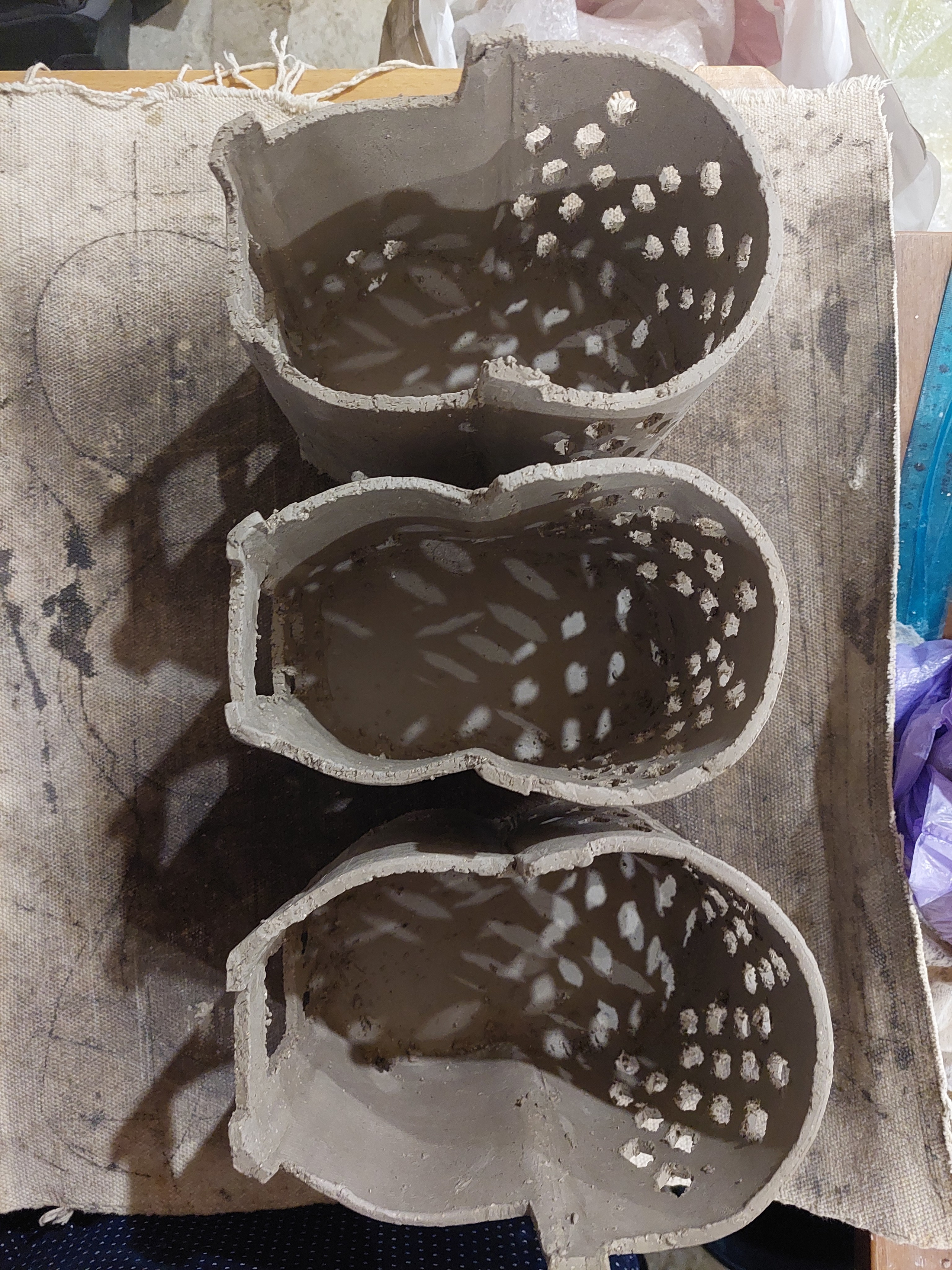 Что остается за кадром, или процесс работы керамиста. Керамика с историей. Елена Рогалёва