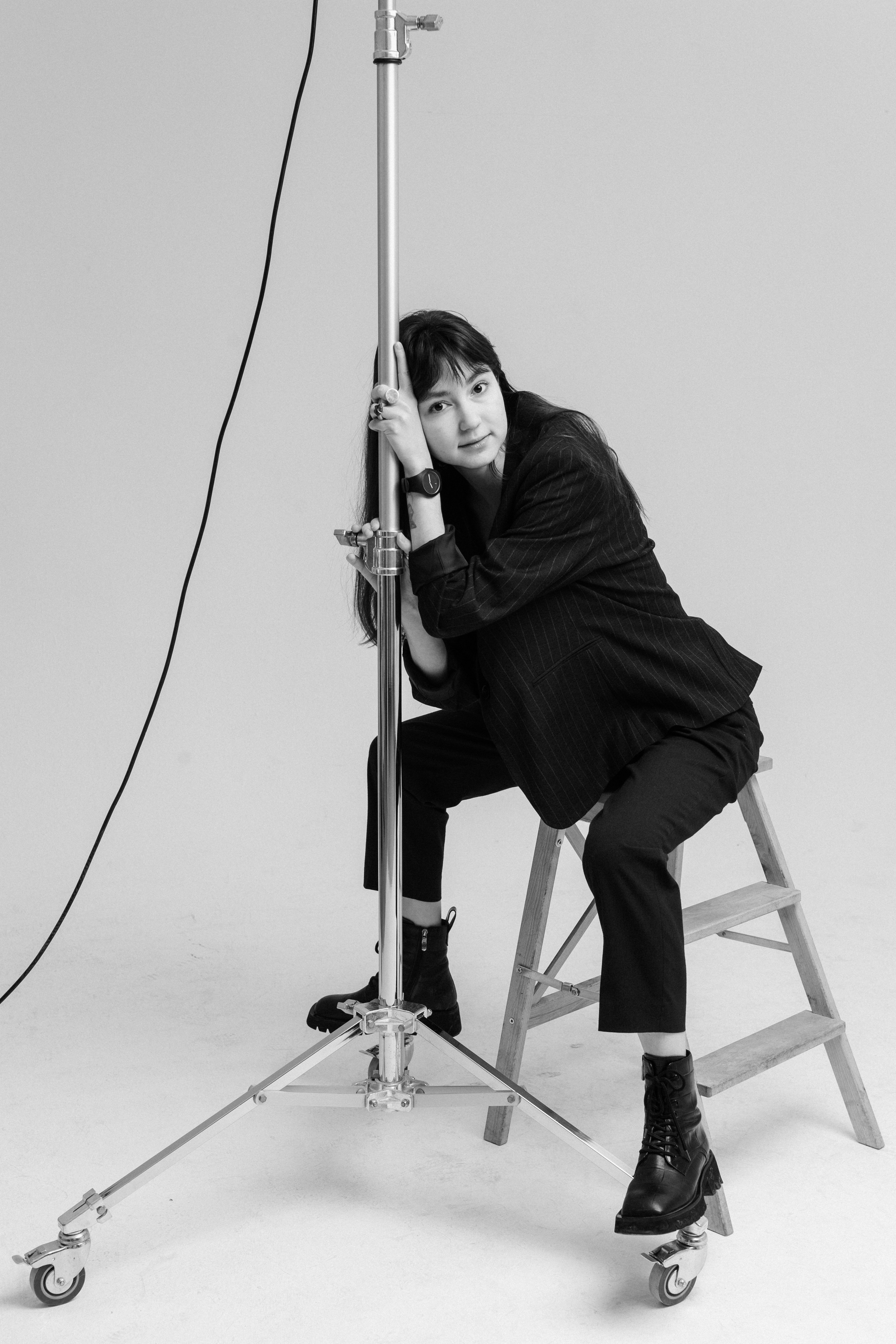 Полина в студии. Портретный и концертный фотограф в Москве Тугарин Александр