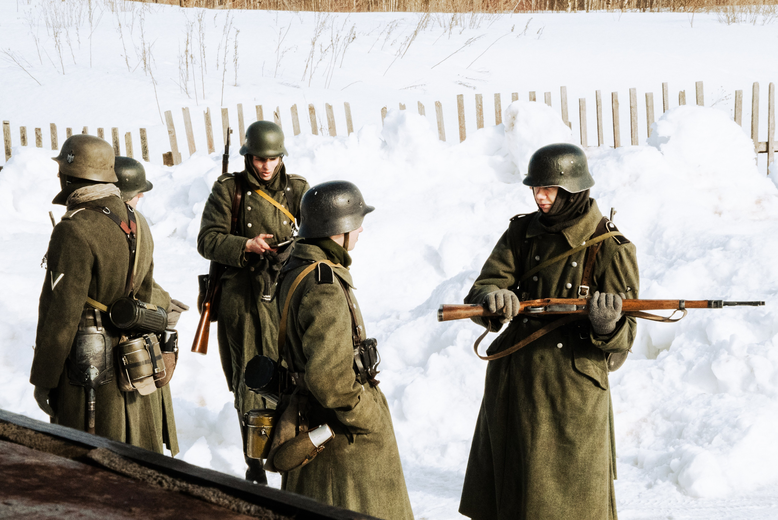 На съемках фильма «Июньская полынь». Мария Колесникова