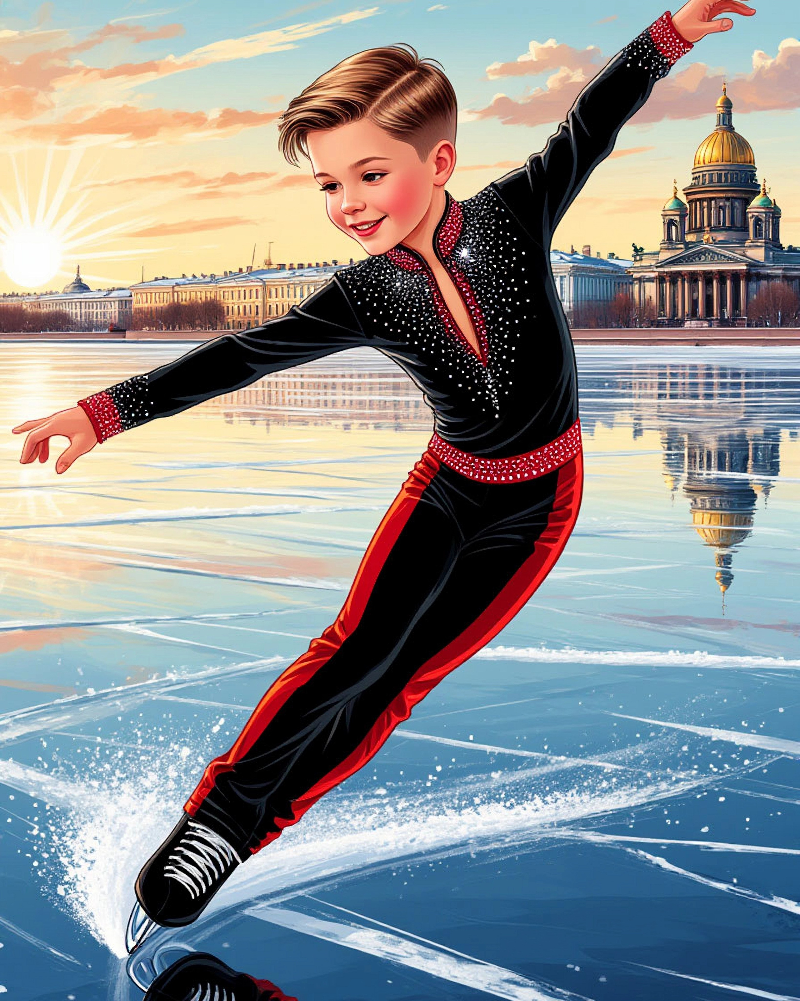 ФК мальчики с ФОНОМ. Фигурное катание для взрослых и детей на Васильевском 🌟