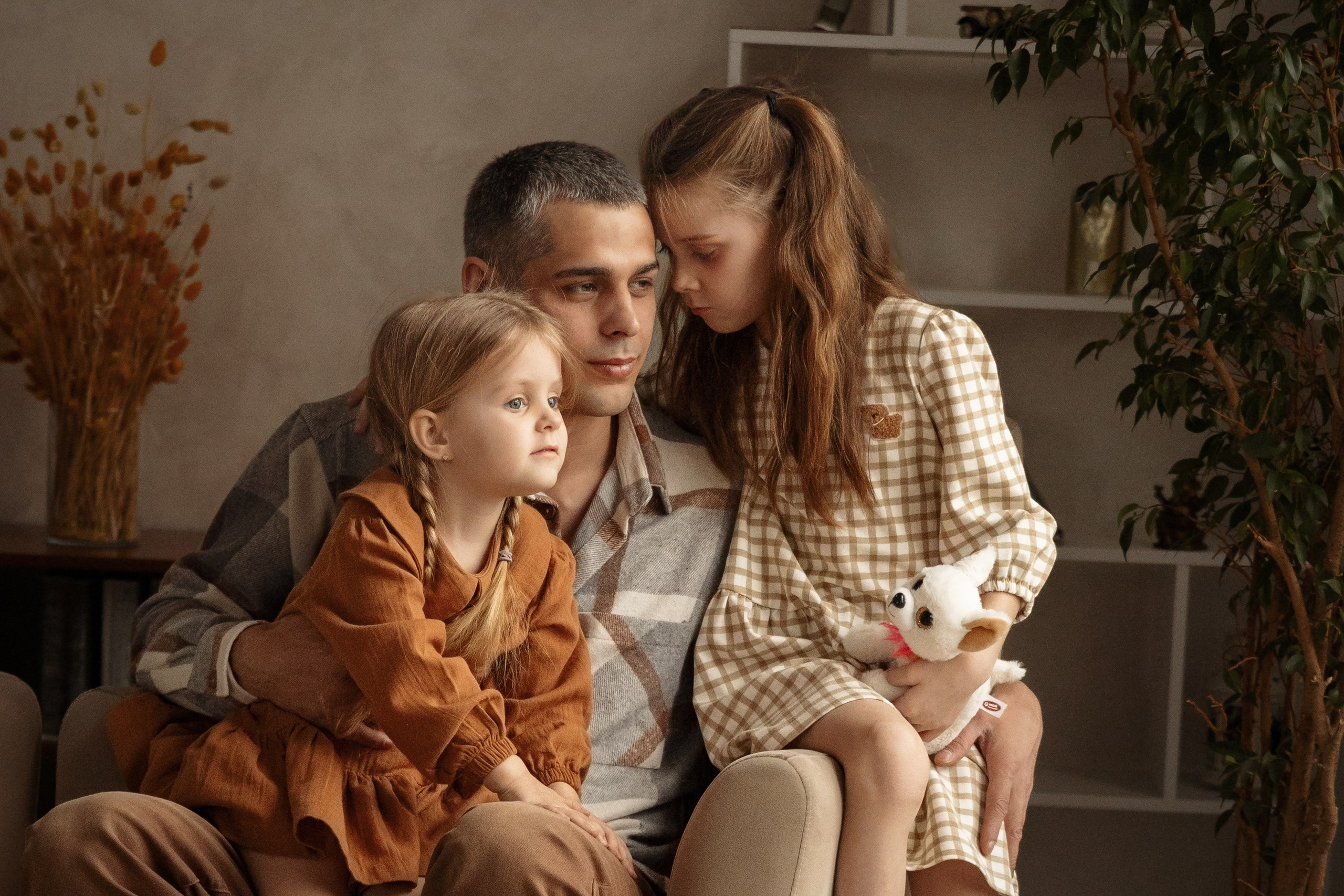 Семейная фотосессия дома. Семейный фотограф в Москве Трубинова Екатерина