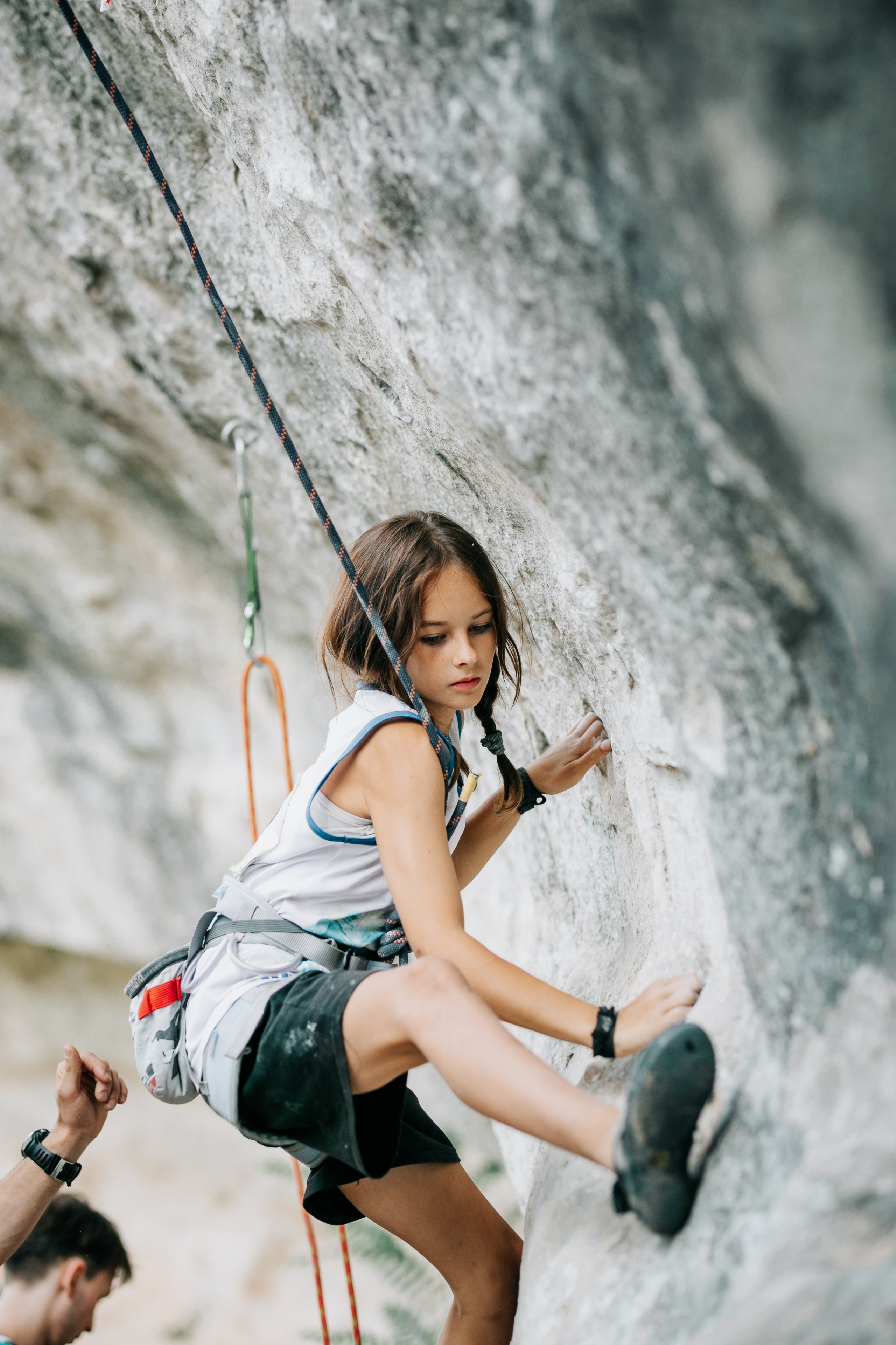 Соревнования по скалолазанию. Фотограф в Крыму