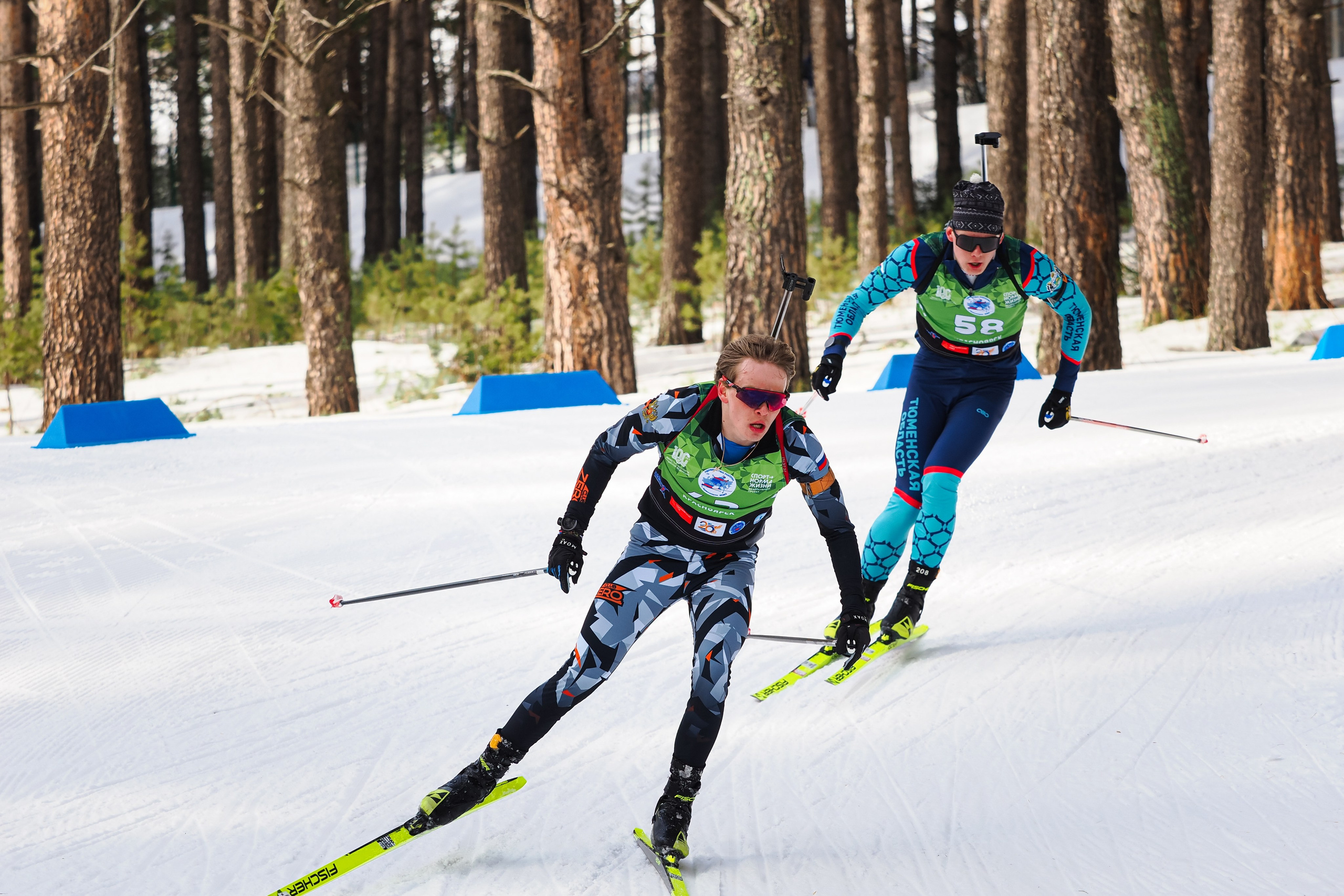 Биатлон / Первенство России. Репортажный фотограф Алексей Козьмин