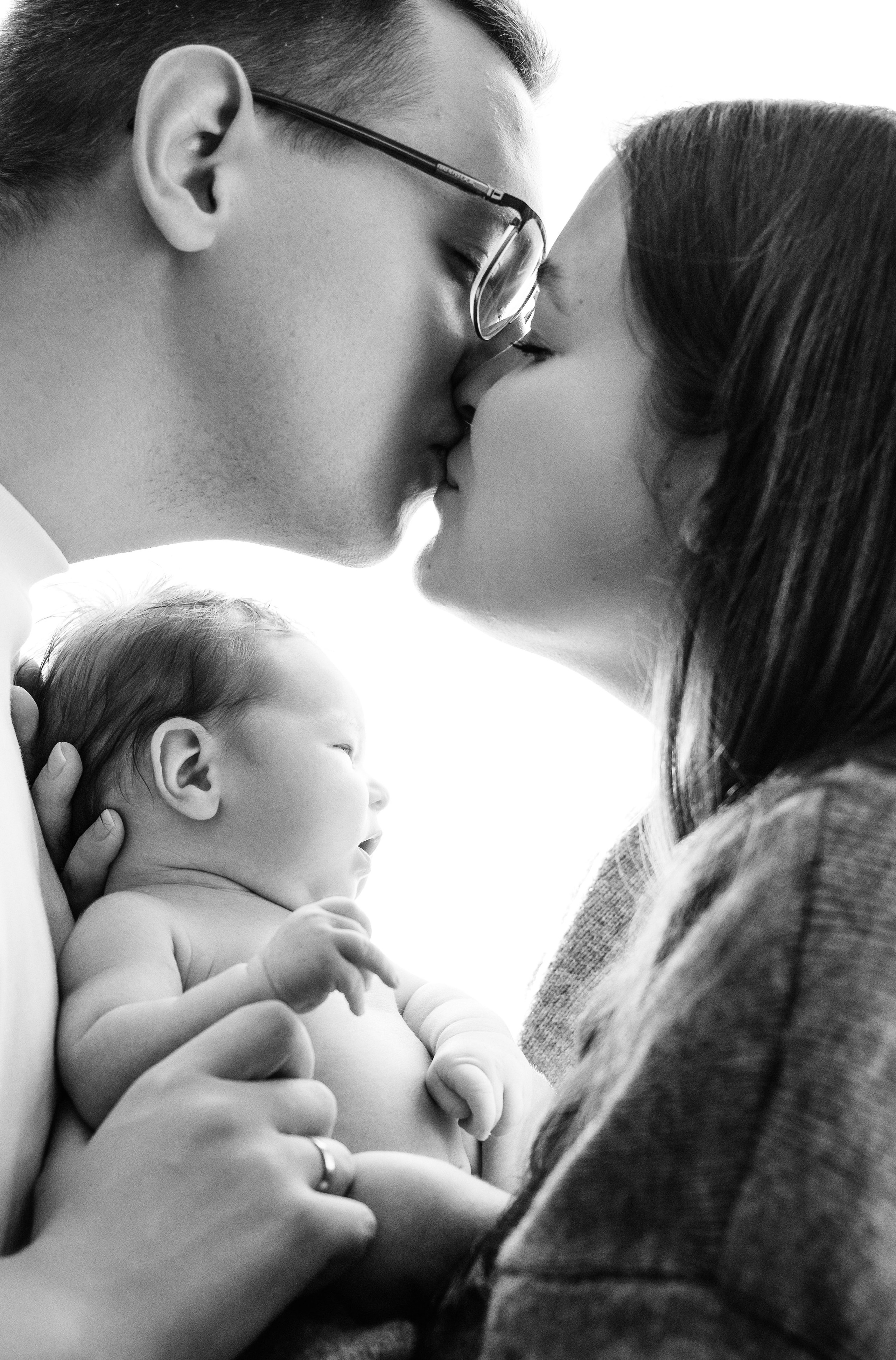 Анна, Вячеслав и Евгений. Фотограф беременности и семьи, домашние съемки, Ньюборн