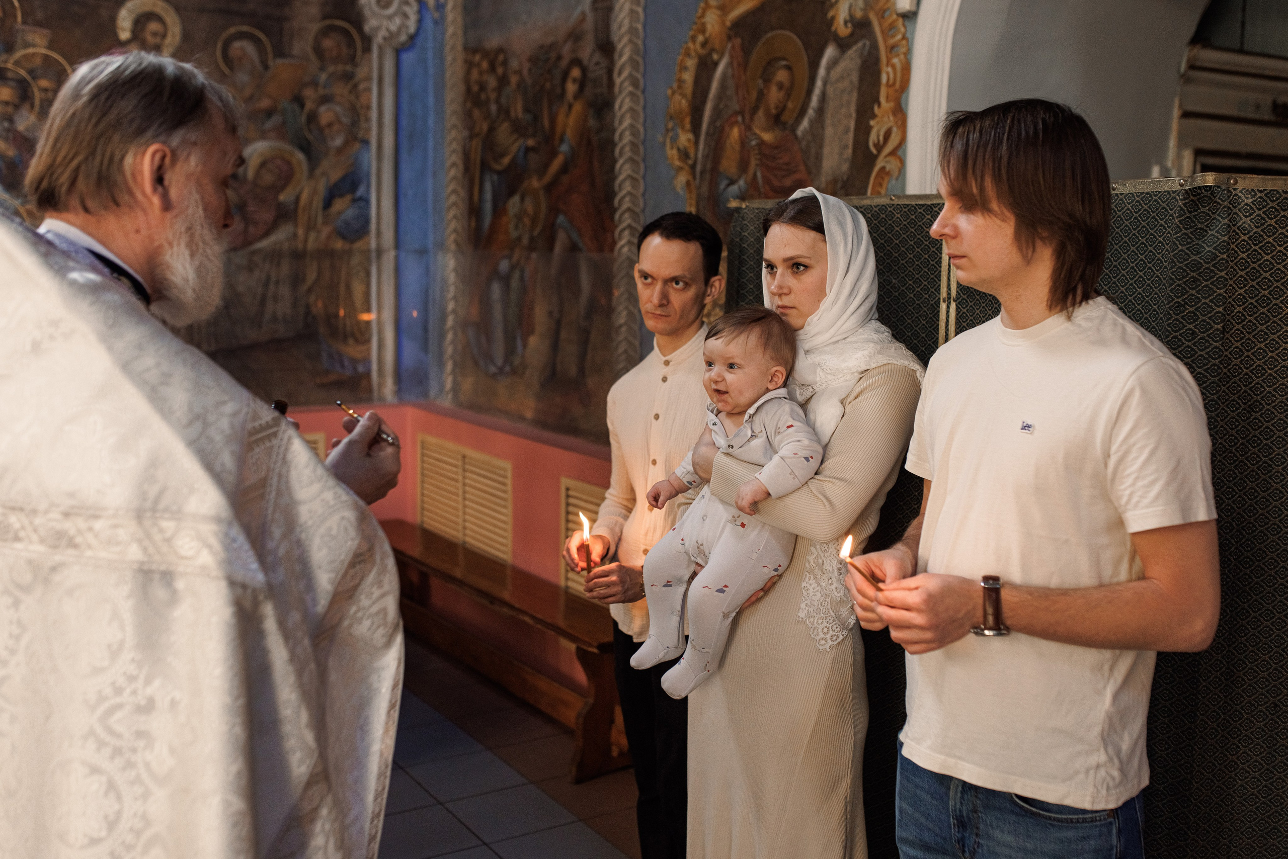 Крещение Мирона. Свадебный и семейный фотограф Наталья Штык