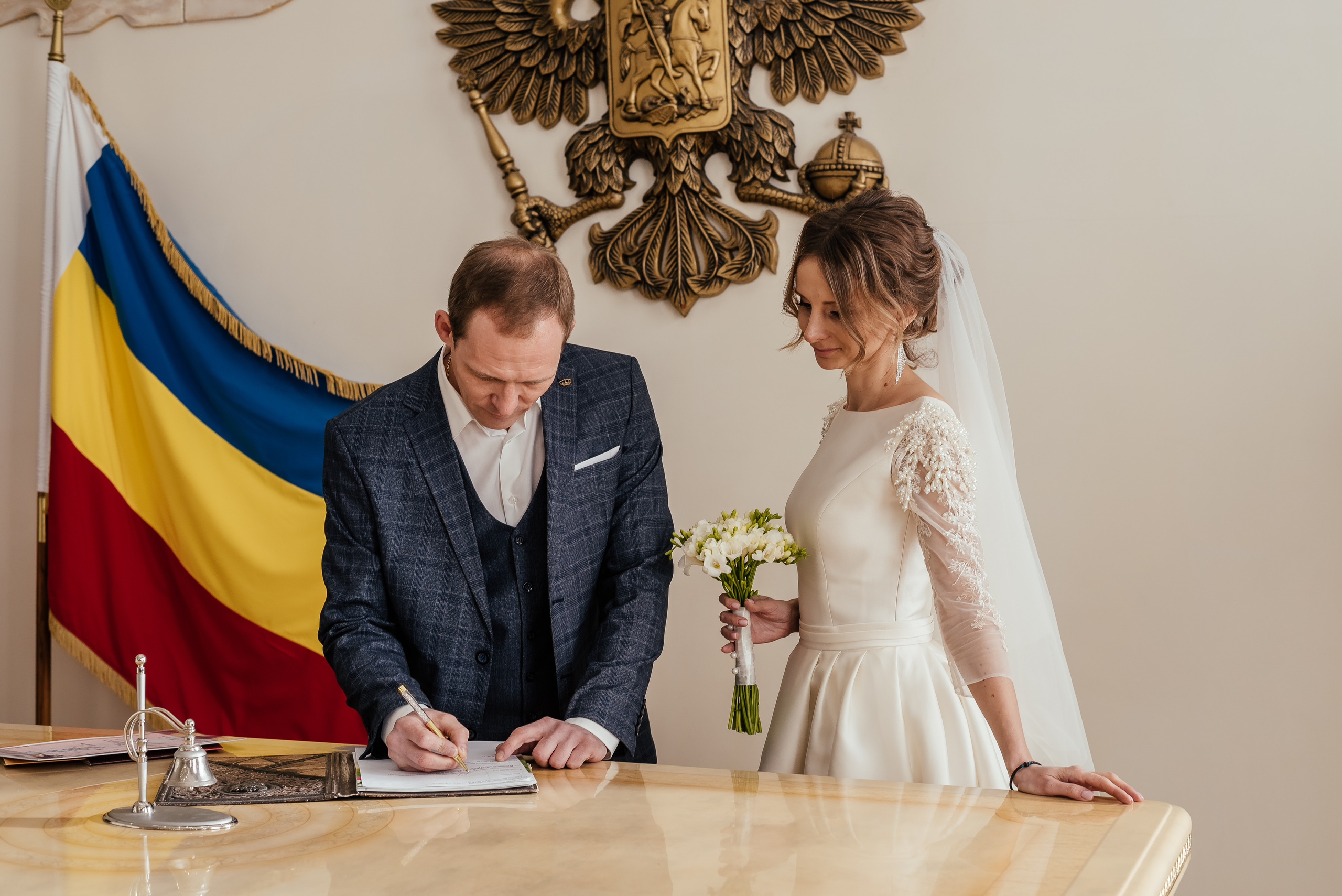 Оксана и Антон. Свадебный фотограф в Ростове Александра Груздева