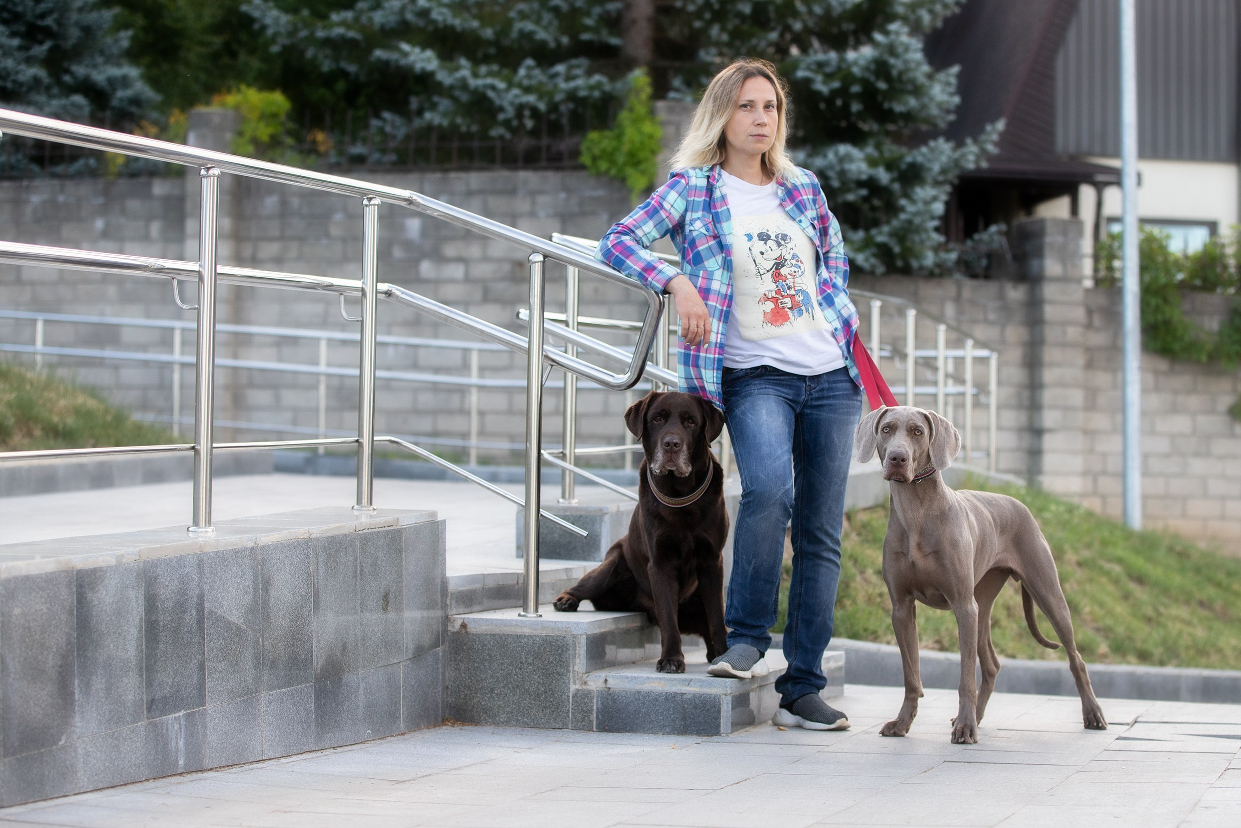 Оля, Джек и Айса. Фотограф-анималист в Калуге Мария Шерскова