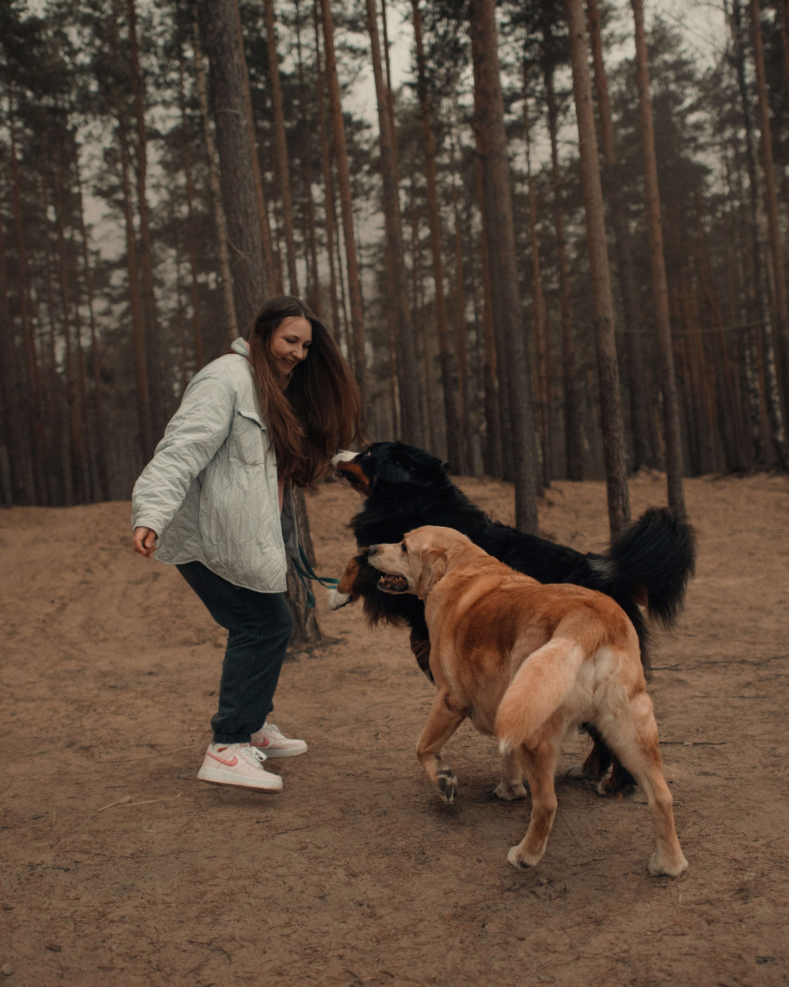 Прогулка: берн Пума, Фрэнк и Юля в Питере. Портфолио