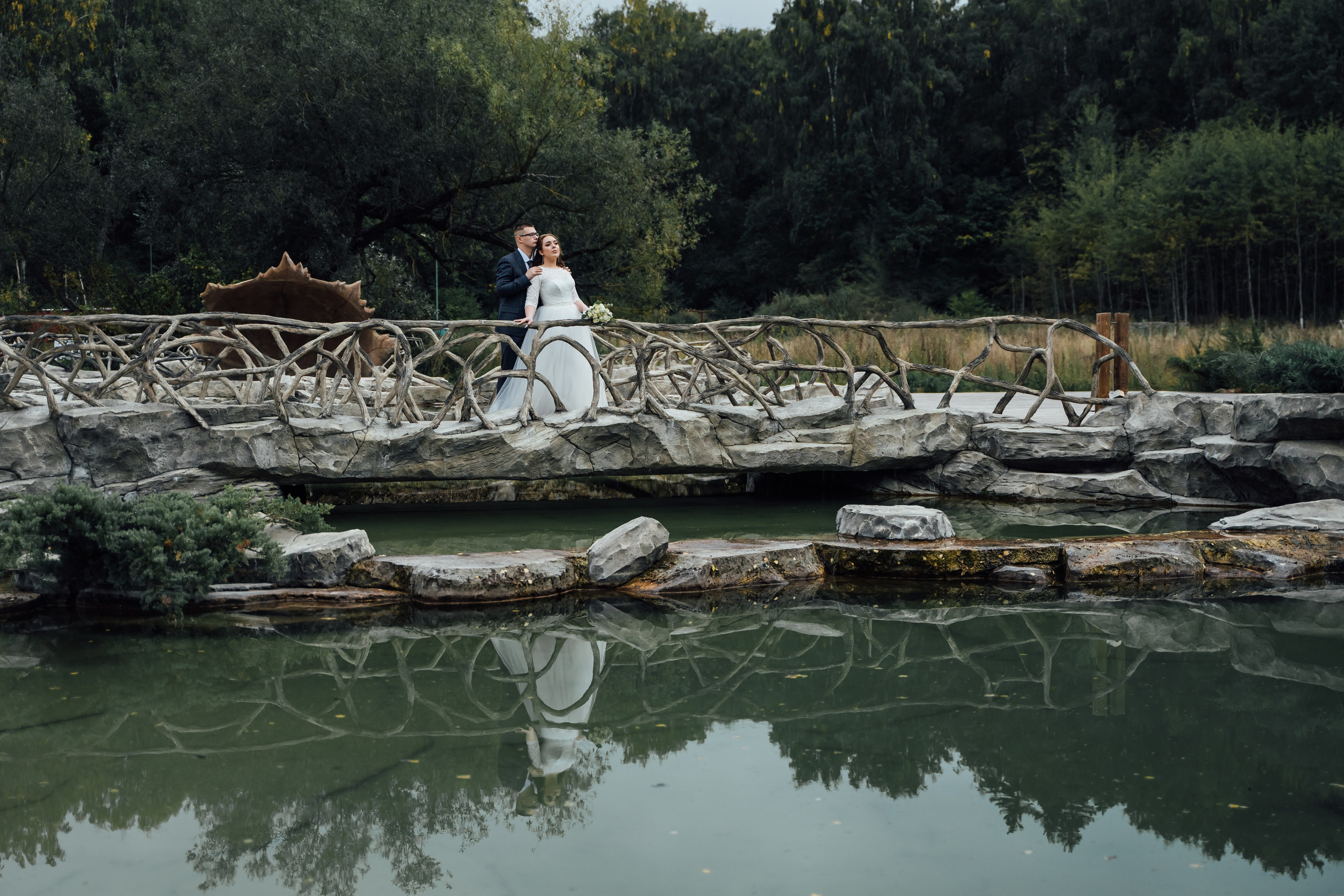 Николай и Ирина свадебная прогулка. Свадебный фотограф в Коломне, Воскресенске, Егорьевске Владимир Петров