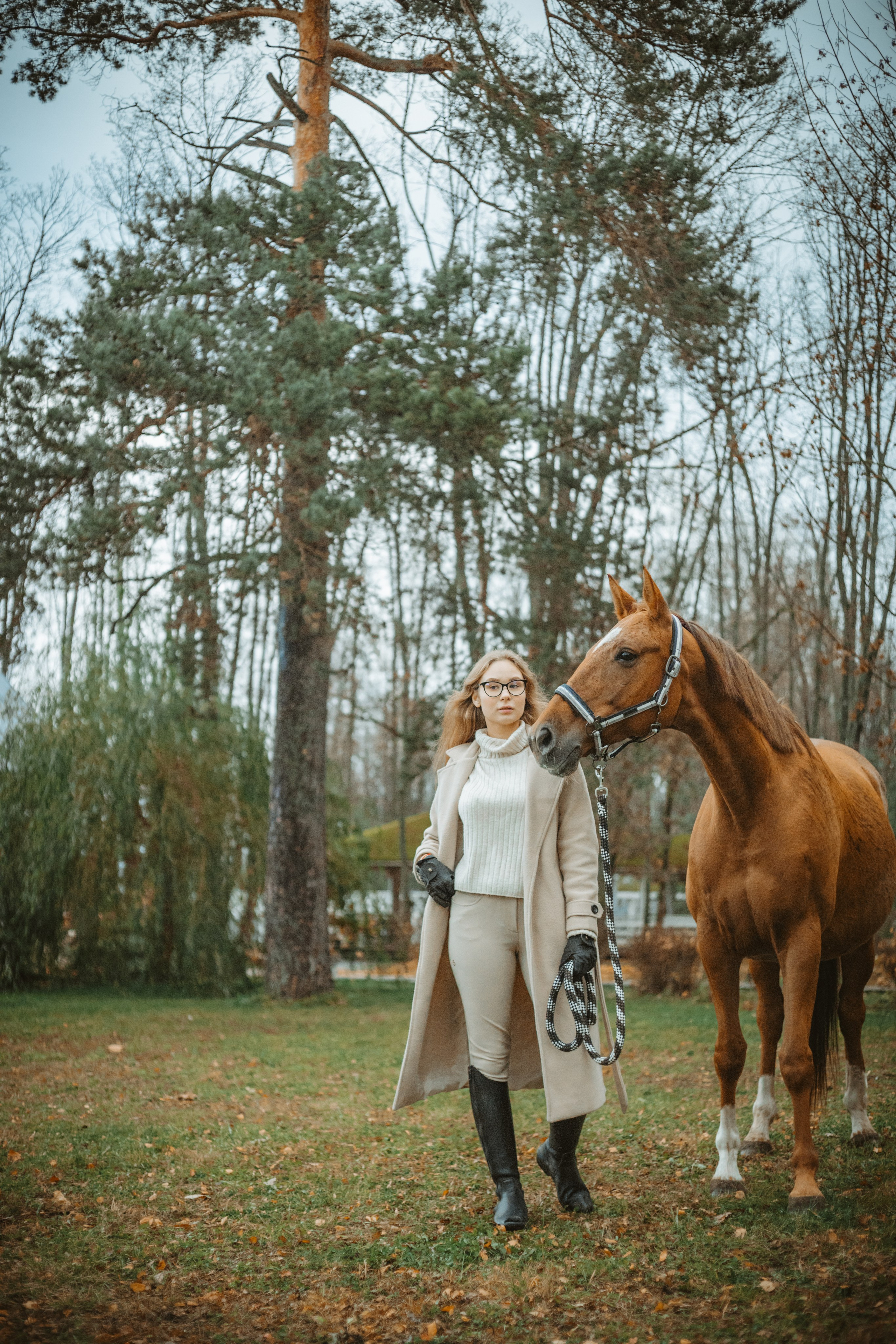 Фотосъемка Кристины в конном комплексе. Выпускные альбомы в Серпухове